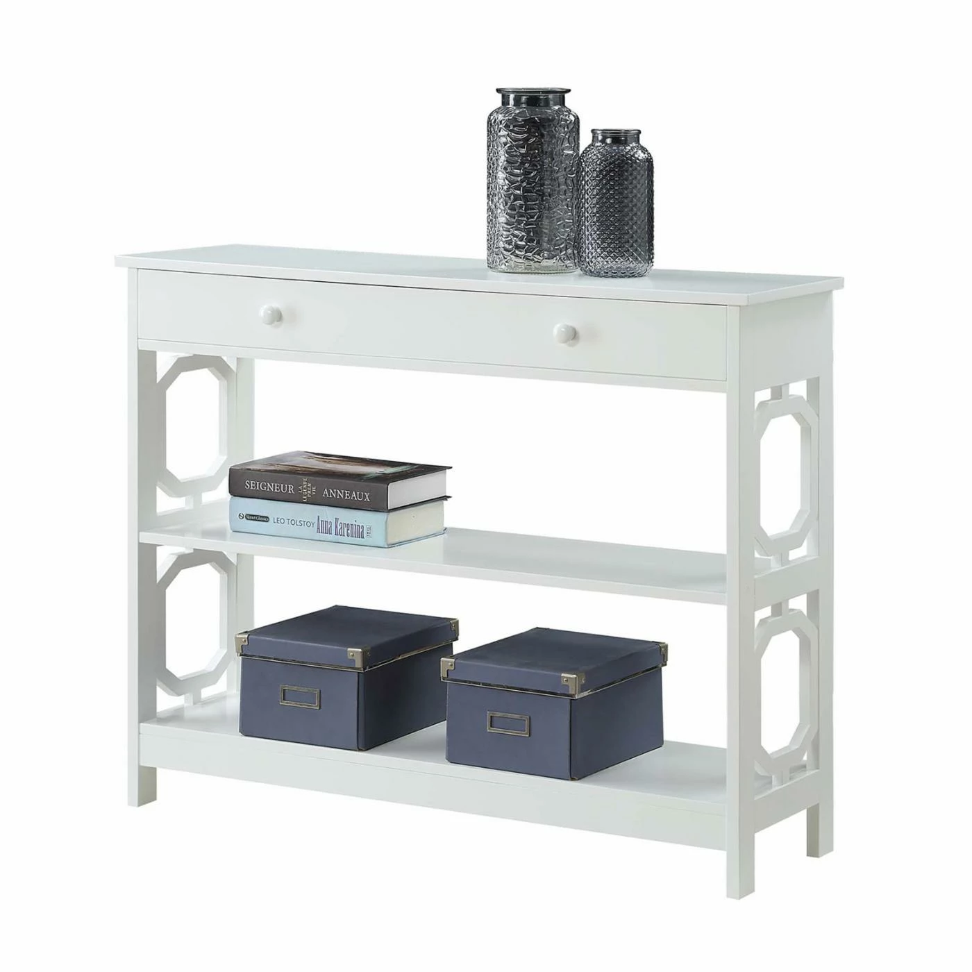 Promo ⌛ Transitional Console Tables Convenience Concepts Omega 1-Drawer Console Table 😀 - Image 4