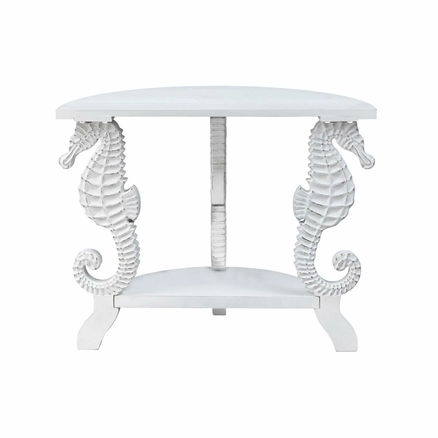 Flash Sale 🛒 Tropical Console Tables Coast To Coast Wonders Of The Sea Demilune Console Table ⭐ - Image 4