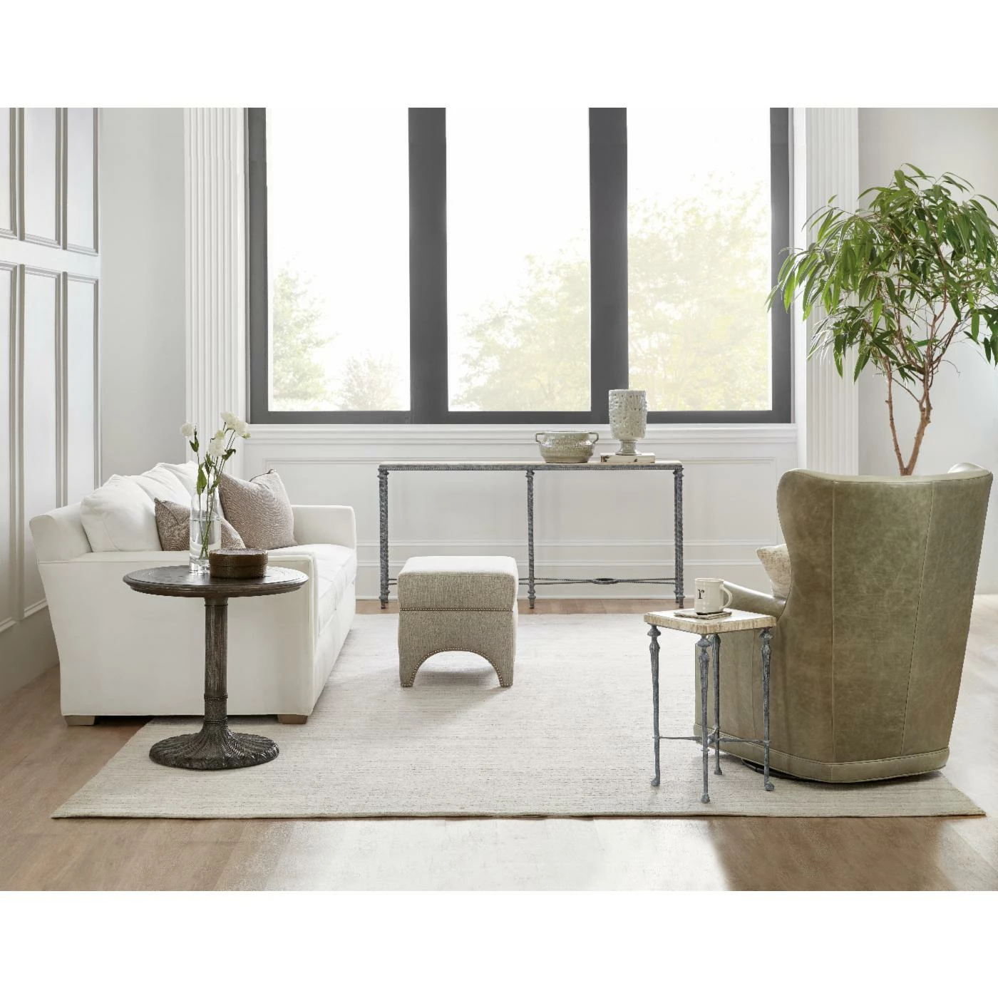 Deals π Classic & Traditional Console Tables Hooker Furniture Traditions Console Table - Verdigris π₯ - Image 4