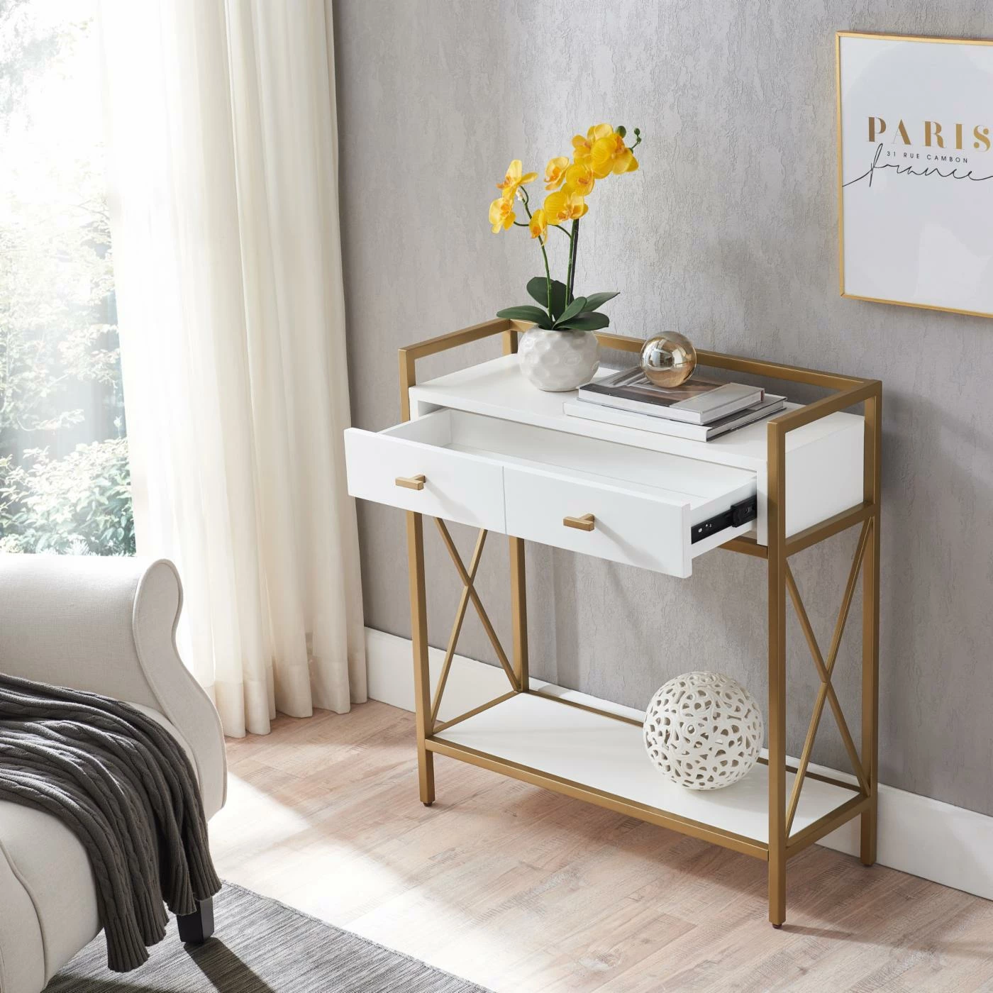 Coupon 🤩 Glam Console Tables Leick Home Claudette Console Table ❤️ - Image 4