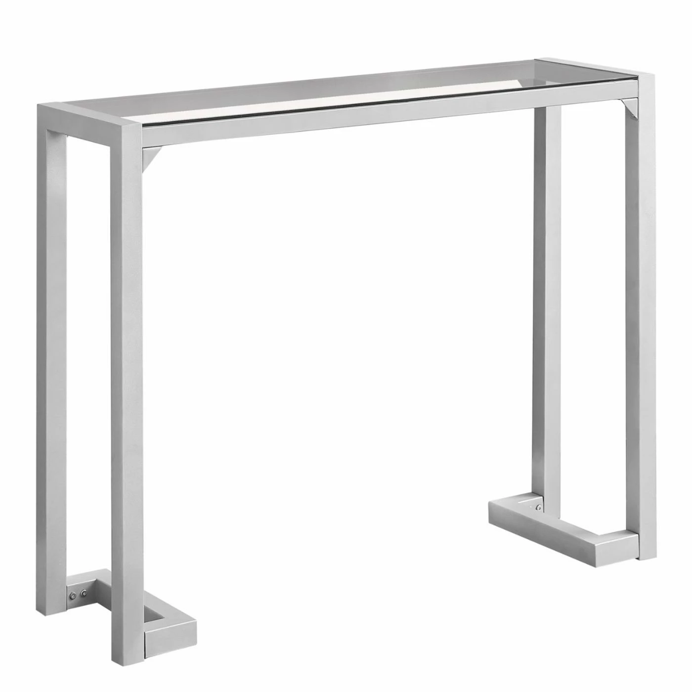 Top 10 🛒 Contemporary & Modern Console Tables Monarch Specialties Tempered Glass Top Rectangular Console Table 🛒 - Image 4