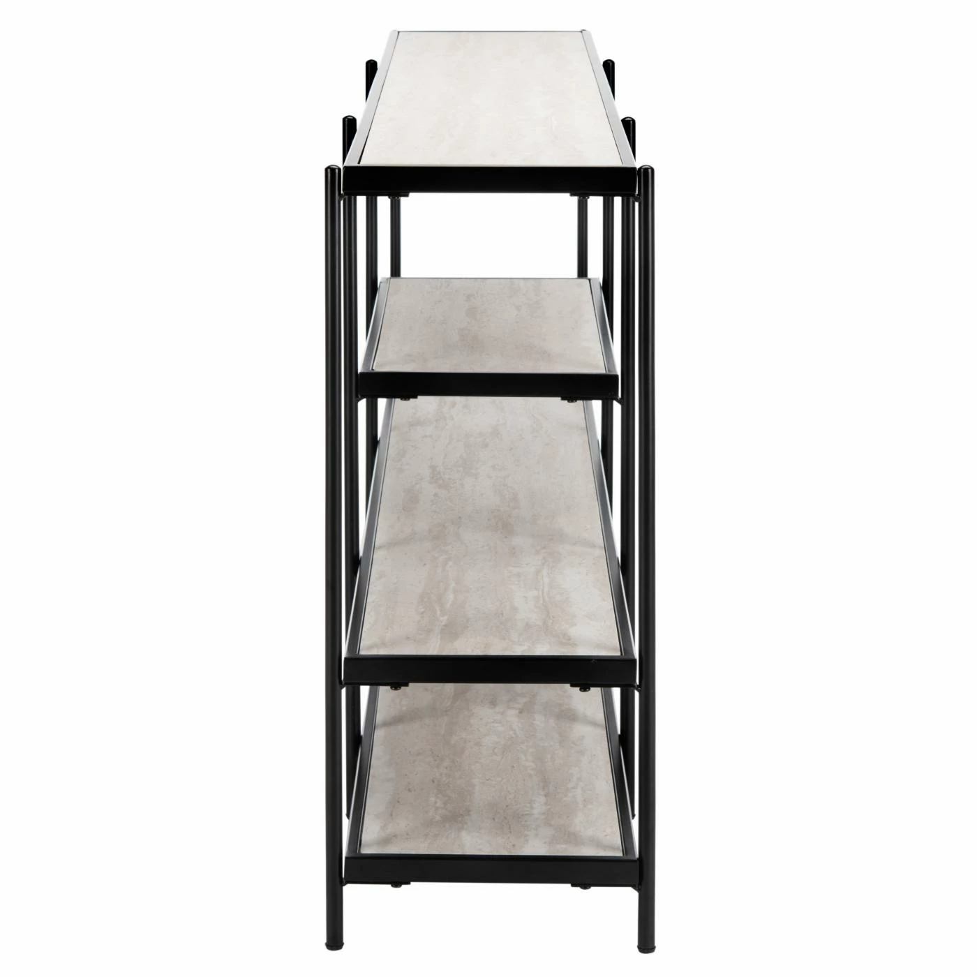 Outlet β Classic & Traditional Console Tables Safavieh Petra Rectangular 3 Tier Console Table π - Image 4