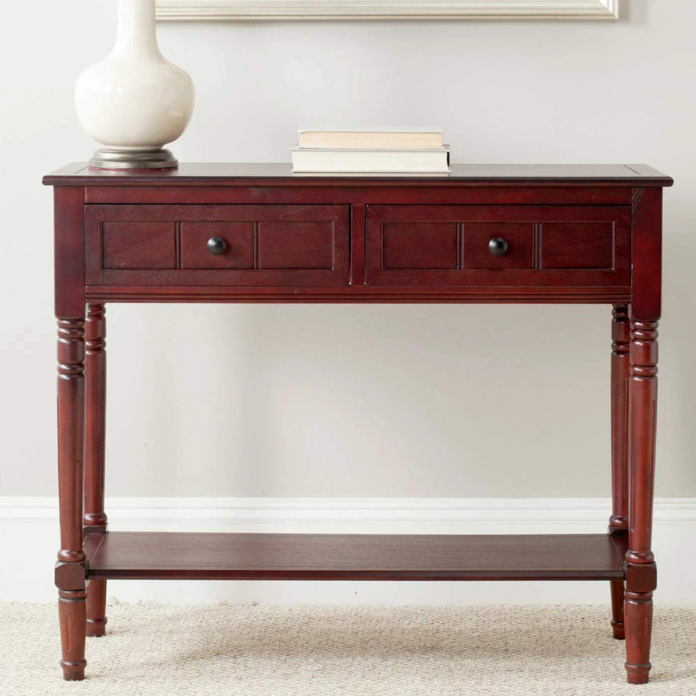 Coupon ⌛ Transitional Console Tables HN Home Elizabeth Transitional 2 Drawer Console Table 🌟 - Image 4