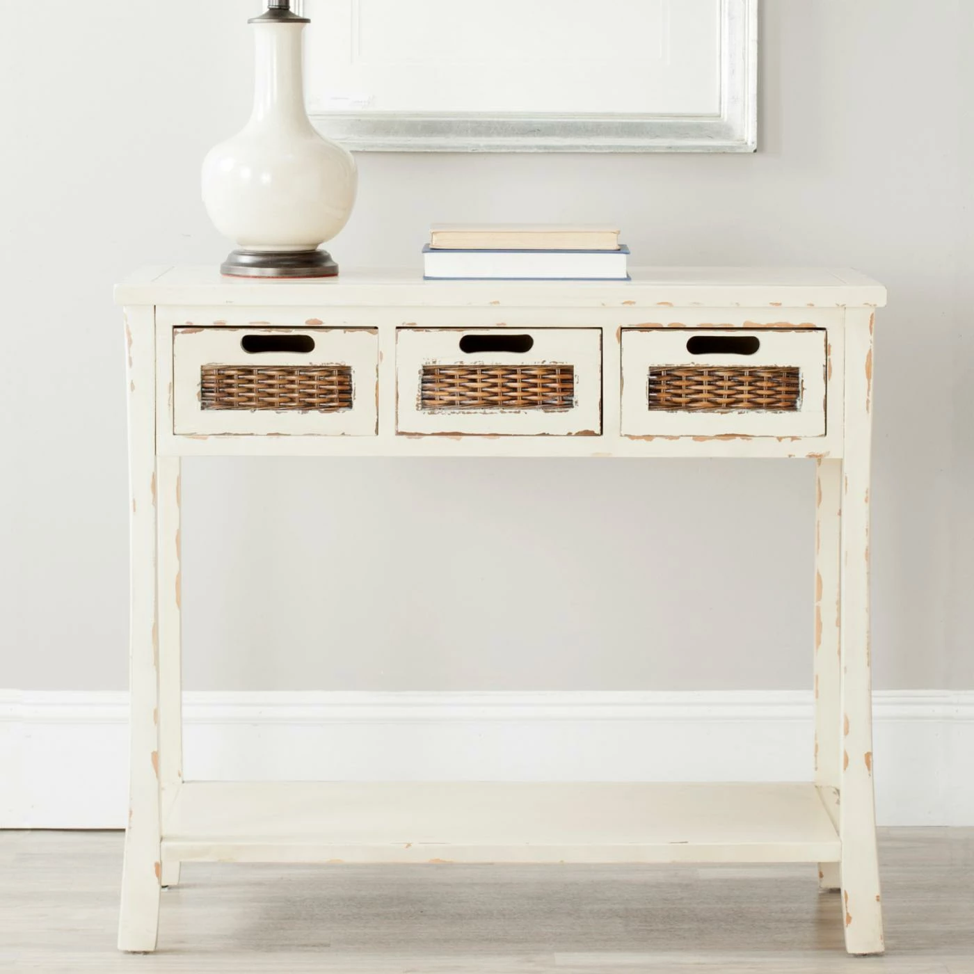Best reviews of ✨ Craftsman & Mission Style Console Tables Safavieh Autumn 3 Drawer Console Table 🧨 - Image 4
