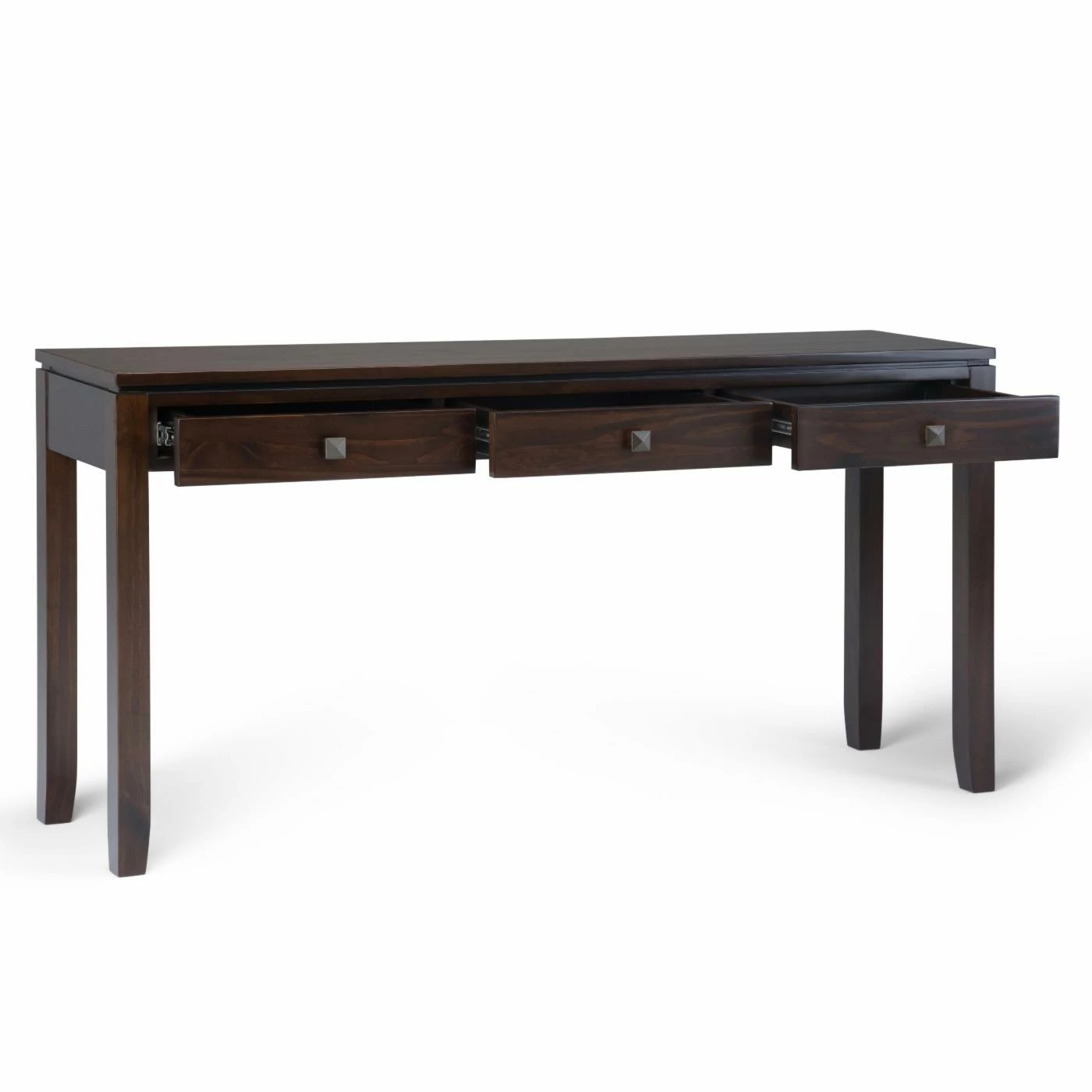 Hot Sale ⌛ Brooklyn & Max Contemporary & Modern Console Tables Brooklyn + Max City 3 Drawer Solid Wood Console Table 😍 - Image 4