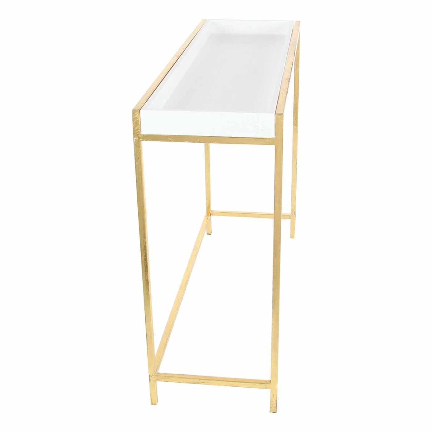 Promo ✔️ Glam Console Tables DecMode Contemporary Rectangular Nesting Console Tables - Set Of 2 ✨ - Image 4