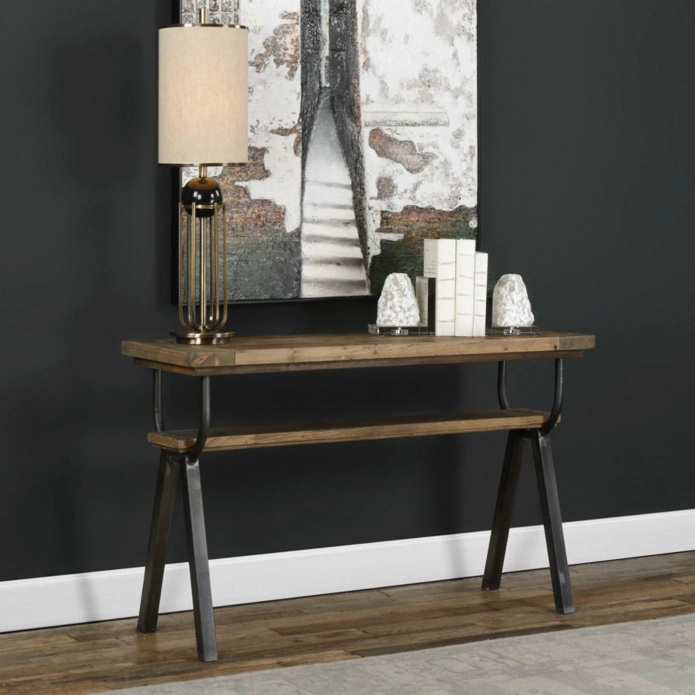 Best reviews of 😉 Contemporary & Modern Console Tables Uttermost Domini Industrial Console Table 🥰 - Image 4