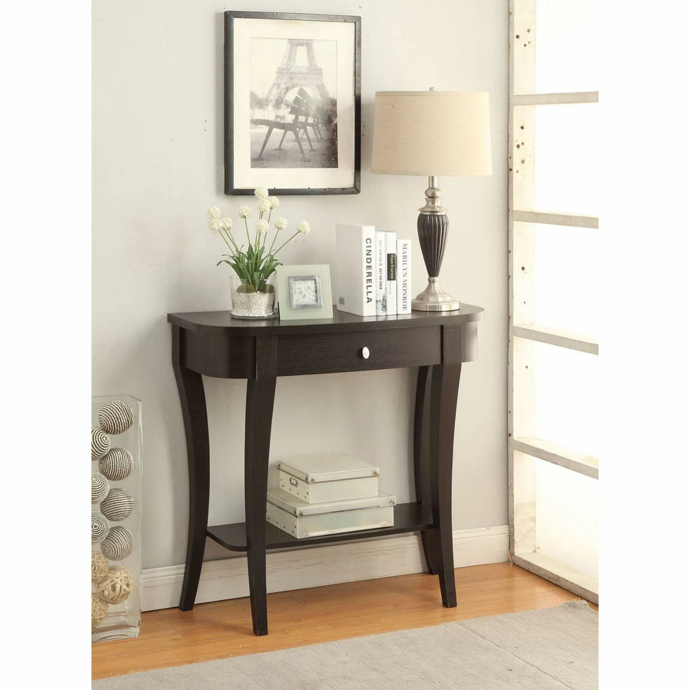 Hot Sale 🎉 Transitional Console Tables Convenience Concepts Newport 1 Drawer Console Table 😀 - Image 6