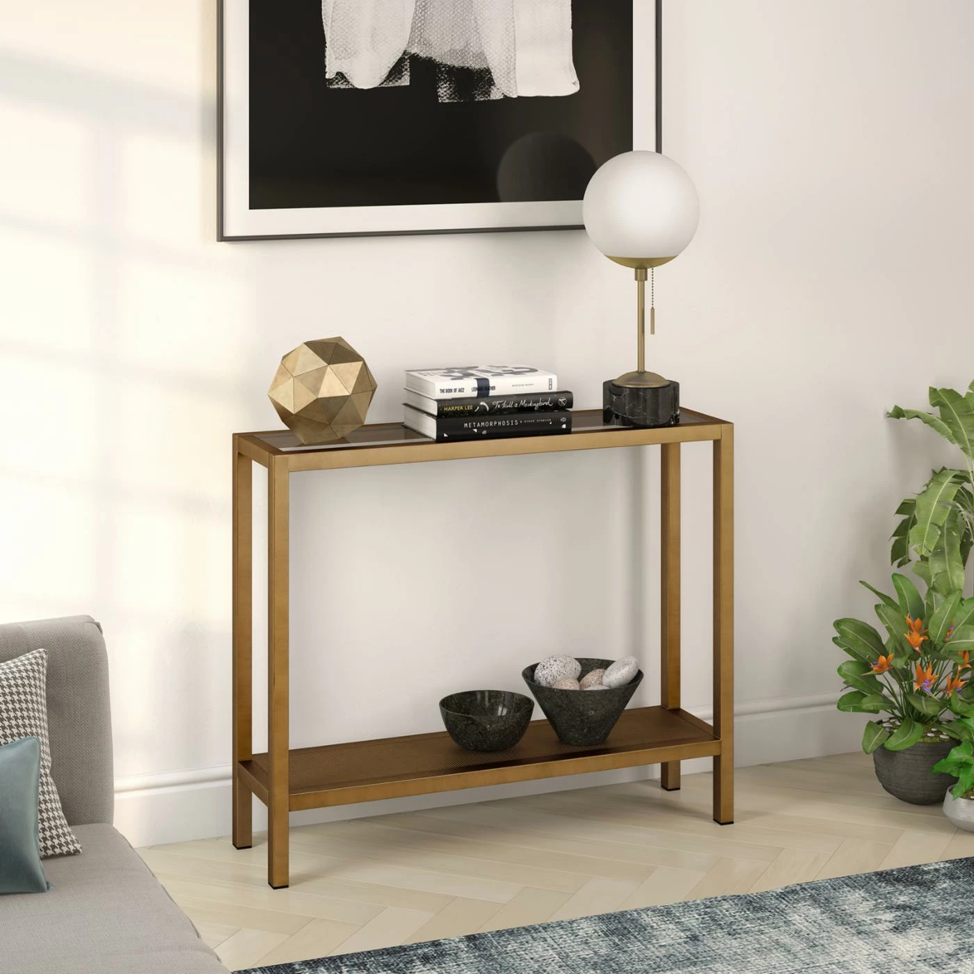 Hot Sale 🔥 Hudson & Canal Contemporary & Modern Console Tables Hudson & Canal Rigan Console Table ✔️ - Image 6