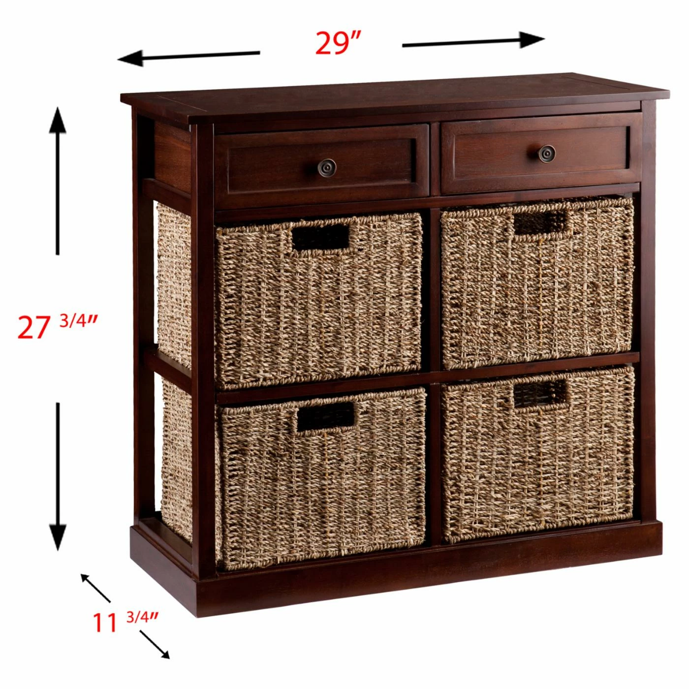 Best Sale ๐ Classic & Traditional Console Tables Southern Enterprises Kenton Console Table With 4 Baskets ๐ฅฐ - Image 6