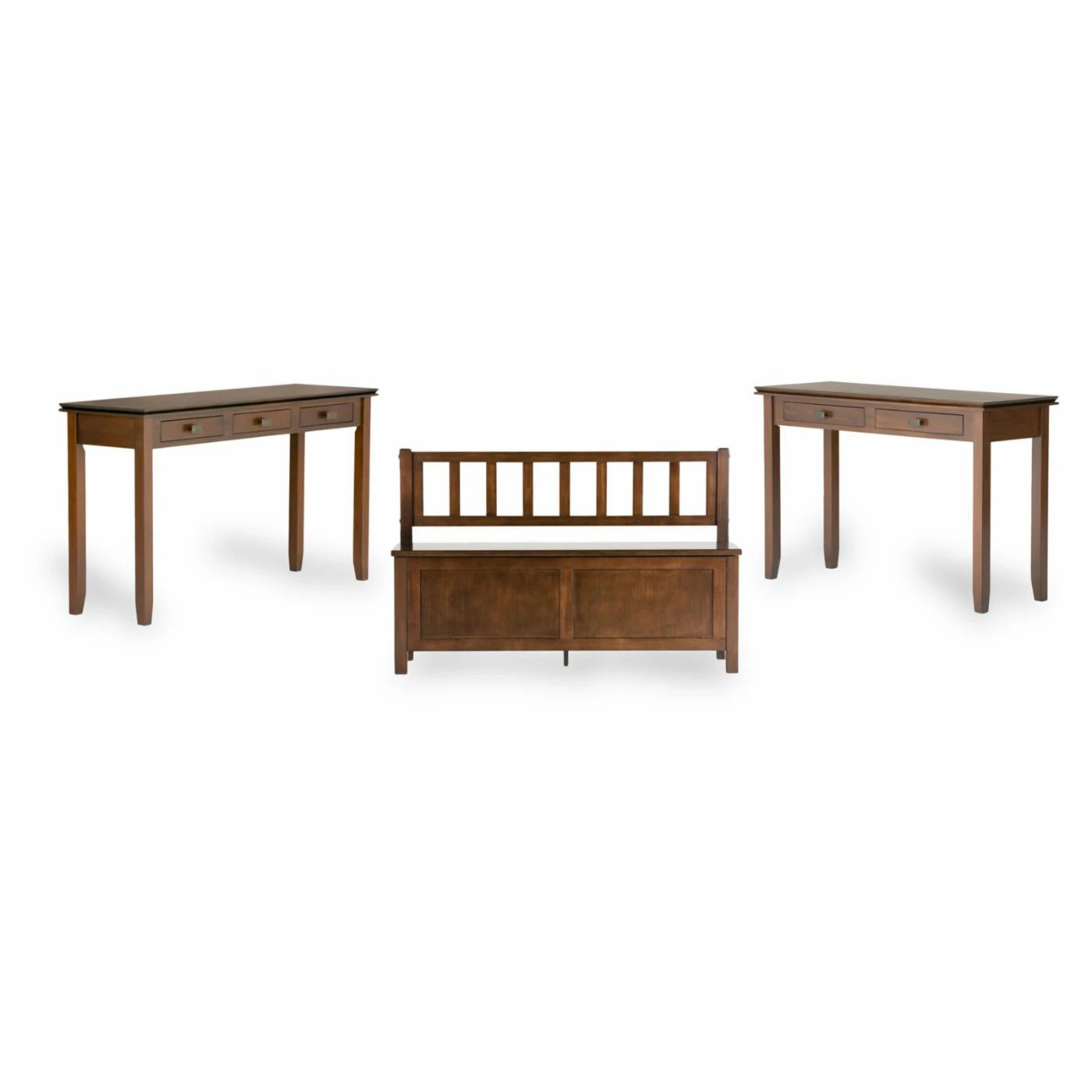 Cheapest ๐ฏ Brooklyn & Max Craftsman & Mission Style Console Tables Brooklyn + Max Holden Wood 46 In. Wide Contemporary Console Sofa Table ๐คฉ - Image 5