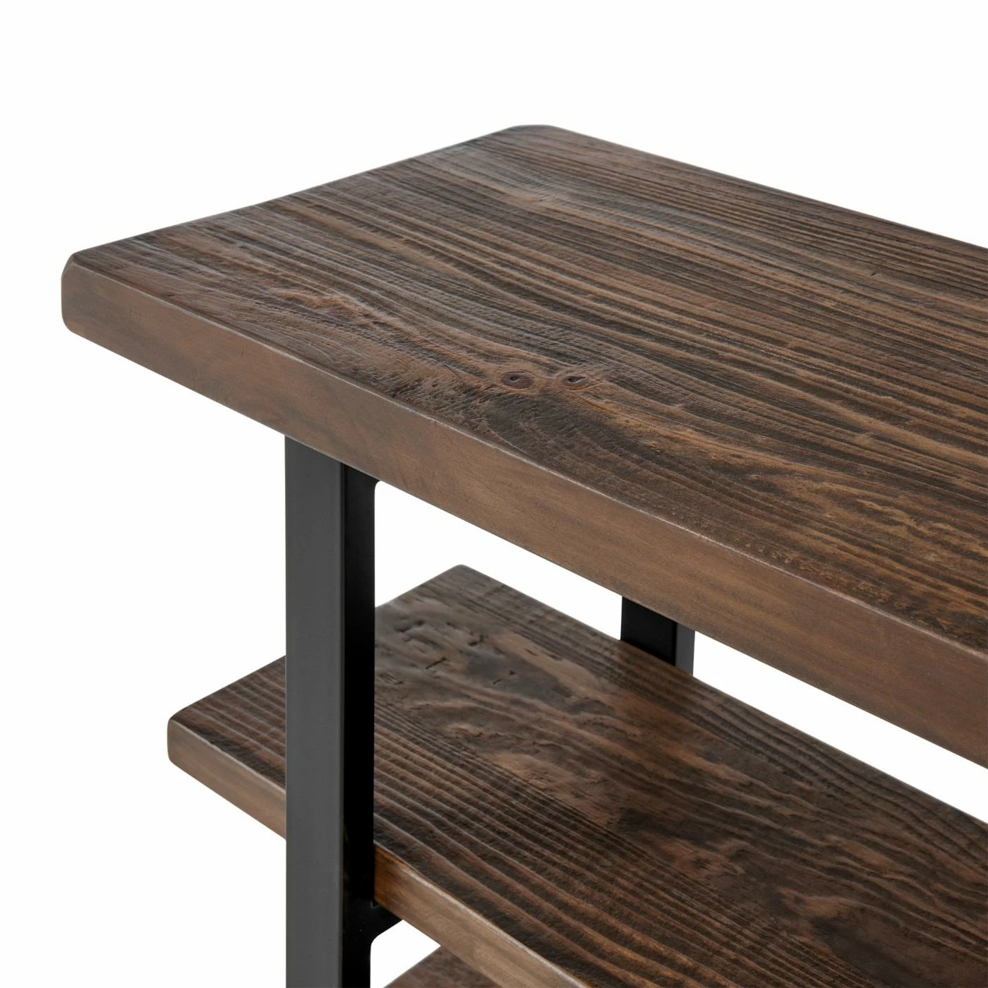 Discount ๐ Classic & Traditional Console Tables Alaterre Furniture Pomona Metal And Wood Media/Console Table - Rustic Natural ๐ - Image 7