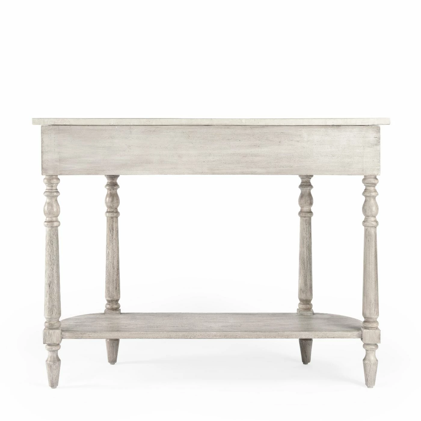 Promo ✔️ Butler Specialty Transitional Console Tables Butler Danielle Marble Console Table - Rustic Gray 🤩 - Image 7