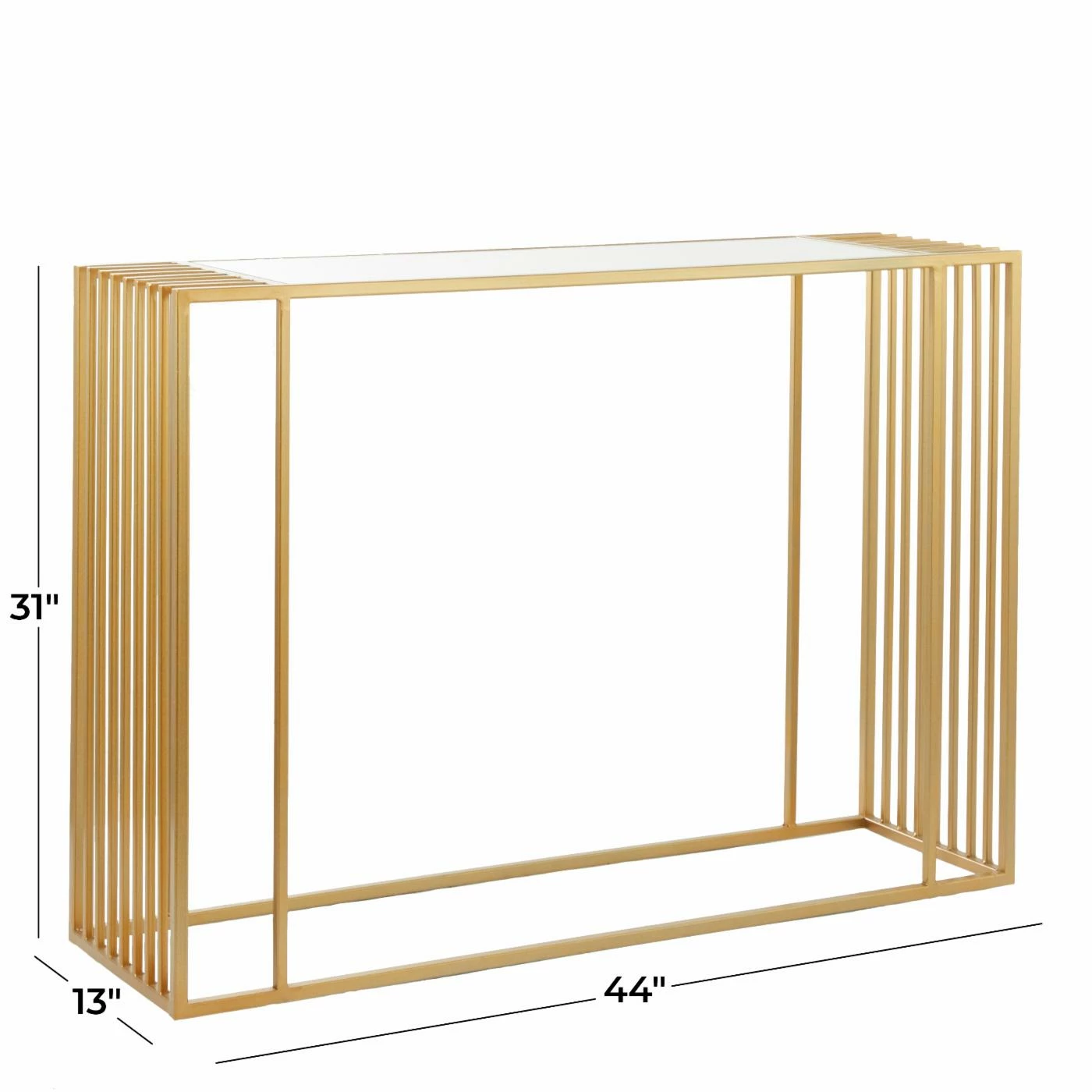 Coupon ❤️ Contemporary & Modern Console Tables DecMode Contemporary Grid Frame Console Table ❤️ - Image 7