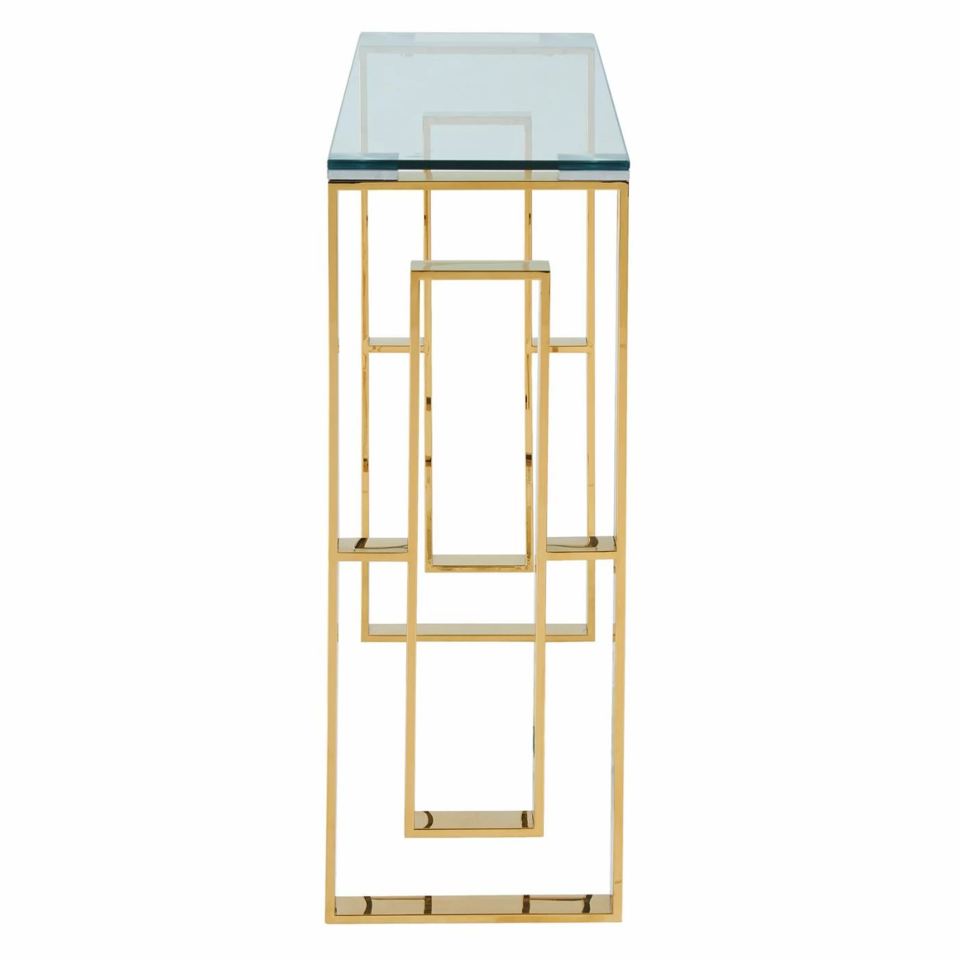 Wholesale ⭐ Contemporary & Modern Console Tables !nspire Stainless Steel Block Design Console Table 🌟 - Image 7