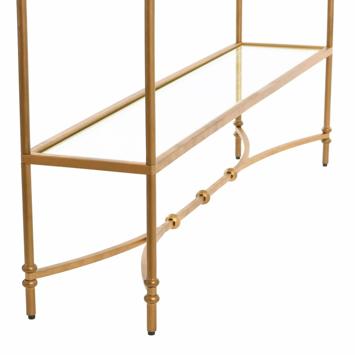 Coupon 👏 Contemporary & Modern Console Tables Creative Co-Op Libertine Glass And Iron Console Table - Black 👍 - Image 7