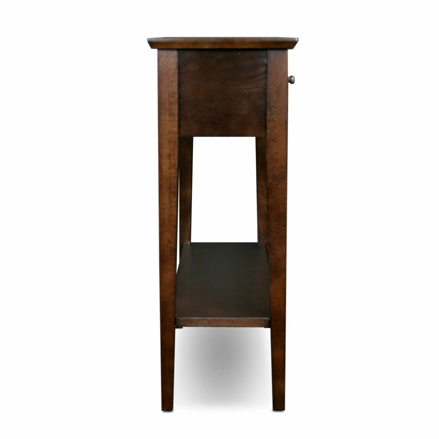 Best reviews of ๐ Contemporary & Modern Console Tables Leick Home Two Drawer Hall Console Sofa Table With Shelf, Chocolate Oak ๐งจ - Image 8