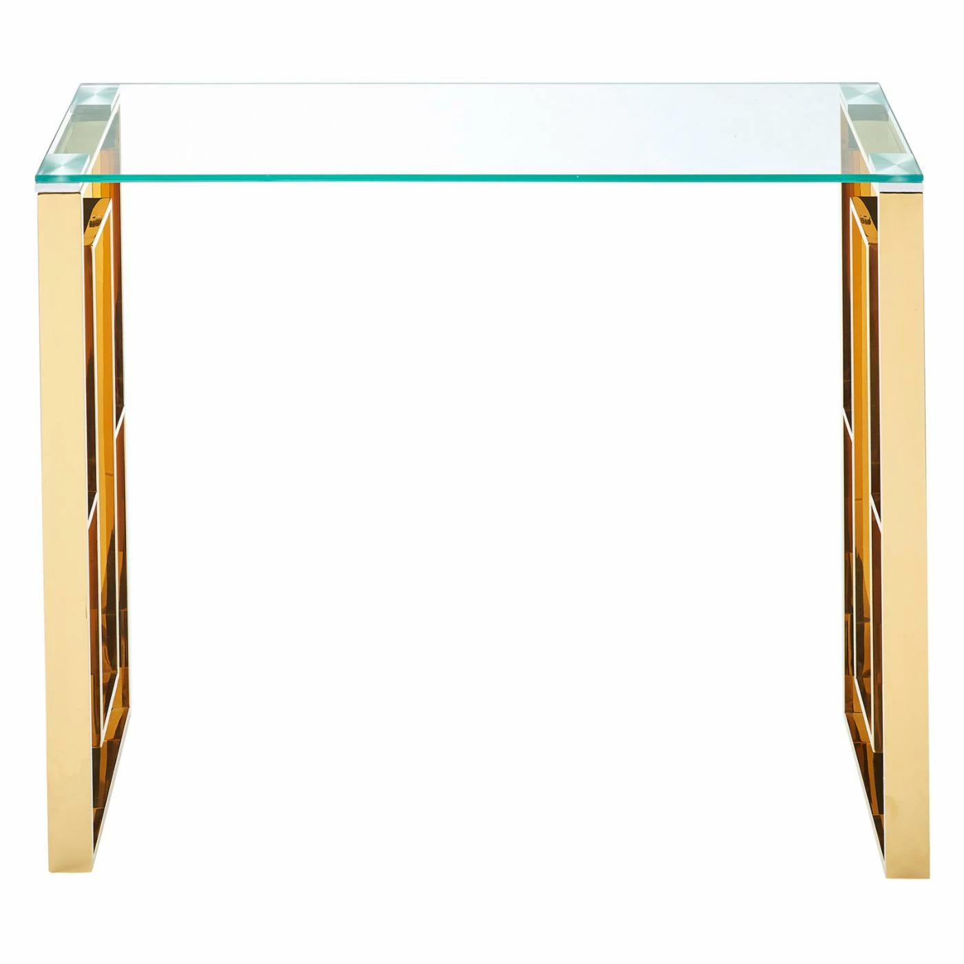 Wholesale ⭐ Contemporary & Modern Console Tables !nspire Stainless Steel Block Design Console Table 🌟 - Image 8