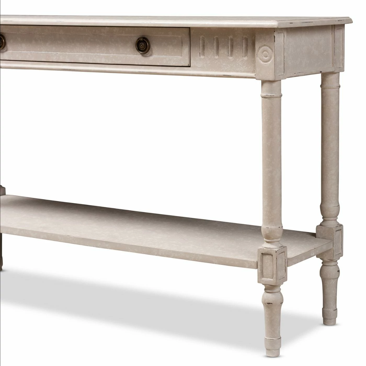 Best reviews of ⭐ Coastal & Nautical Console Tables Baxton Studio Ariella Country Cottage 1 Drawer Console Table 🤩 - Image 8