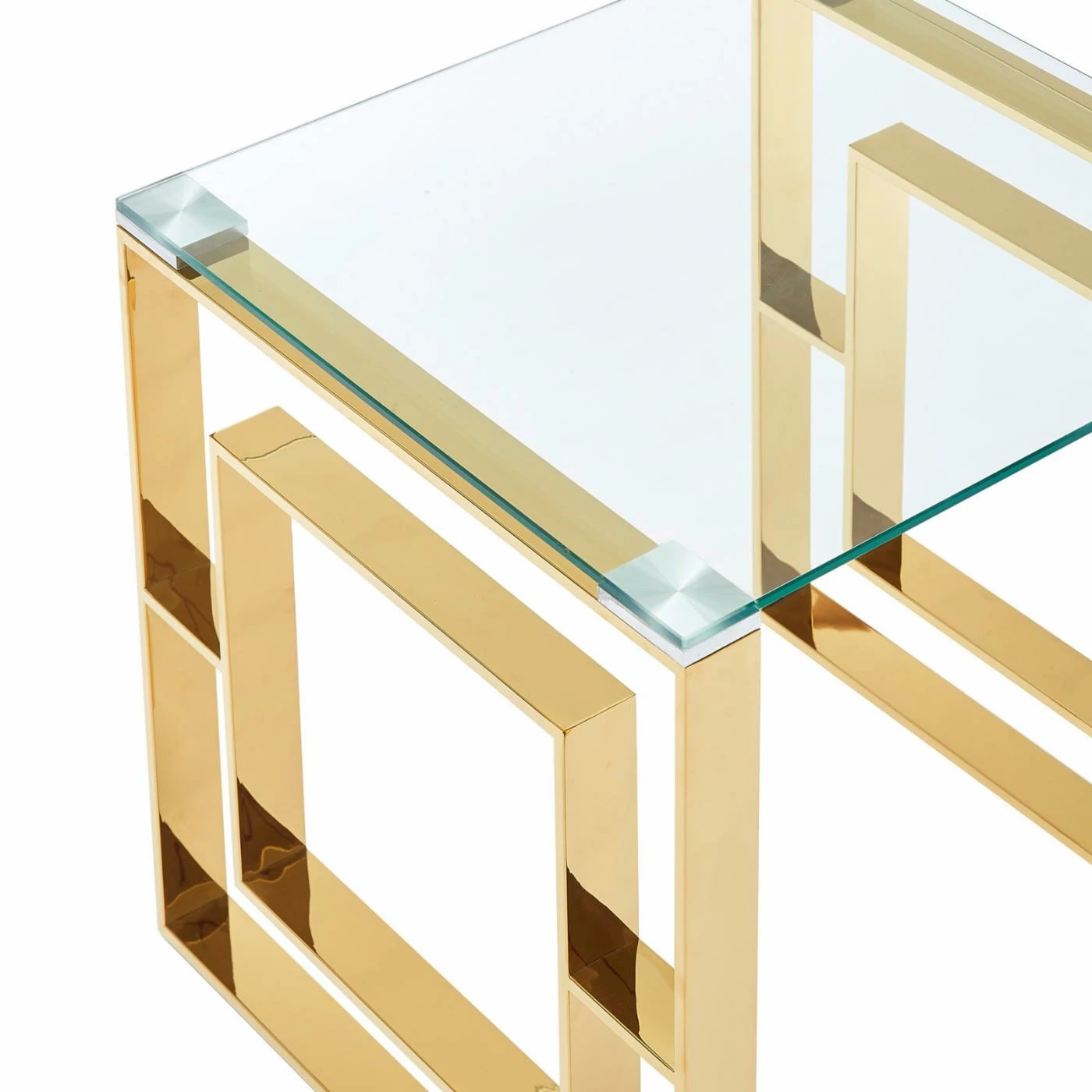Wholesale ⭐ Contemporary & Modern Console Tables !nspire Stainless Steel Block Design Console Table 🌟 - Image 9