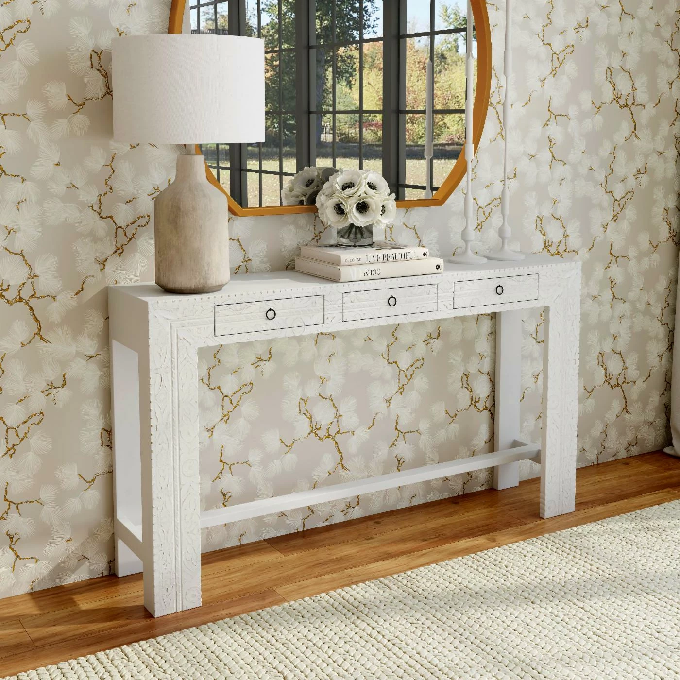 Outlet ๐ฅฐ Butler Specialty Global & Old World Style Console Tables Butler 2069290 Console Table - Artifacts ๐งจ - Image 9