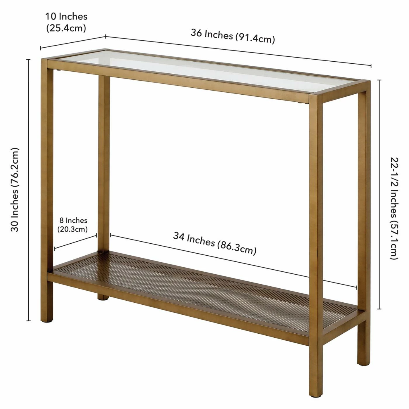 Hot Sale 🔥 Hudson & Canal Contemporary & Modern Console Tables Hudson & Canal Rigan Console Table ✔️ - Image 8