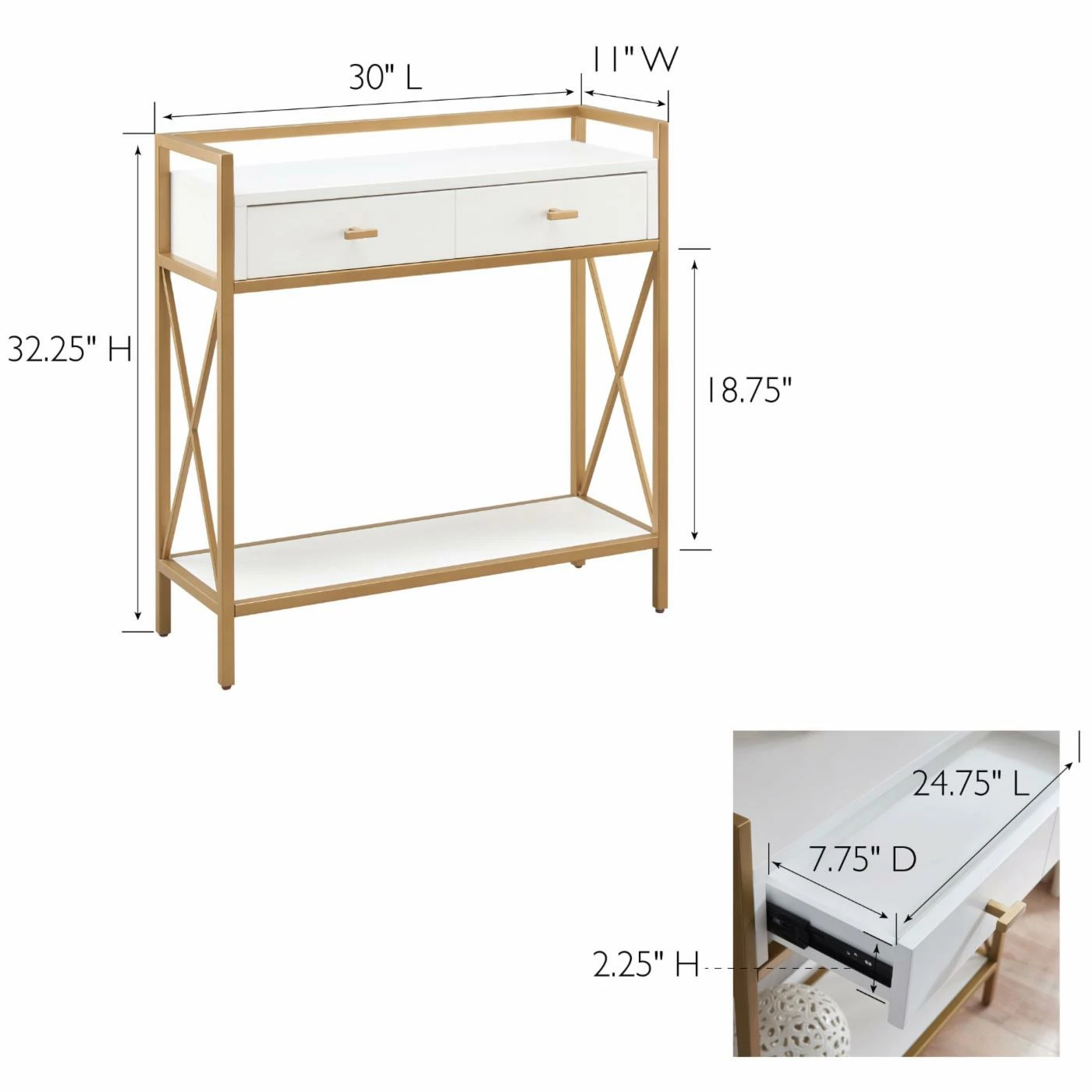 Coupon 🤩 Glam Console Tables Leick Home Claudette Console Table ❤️ - Image 9