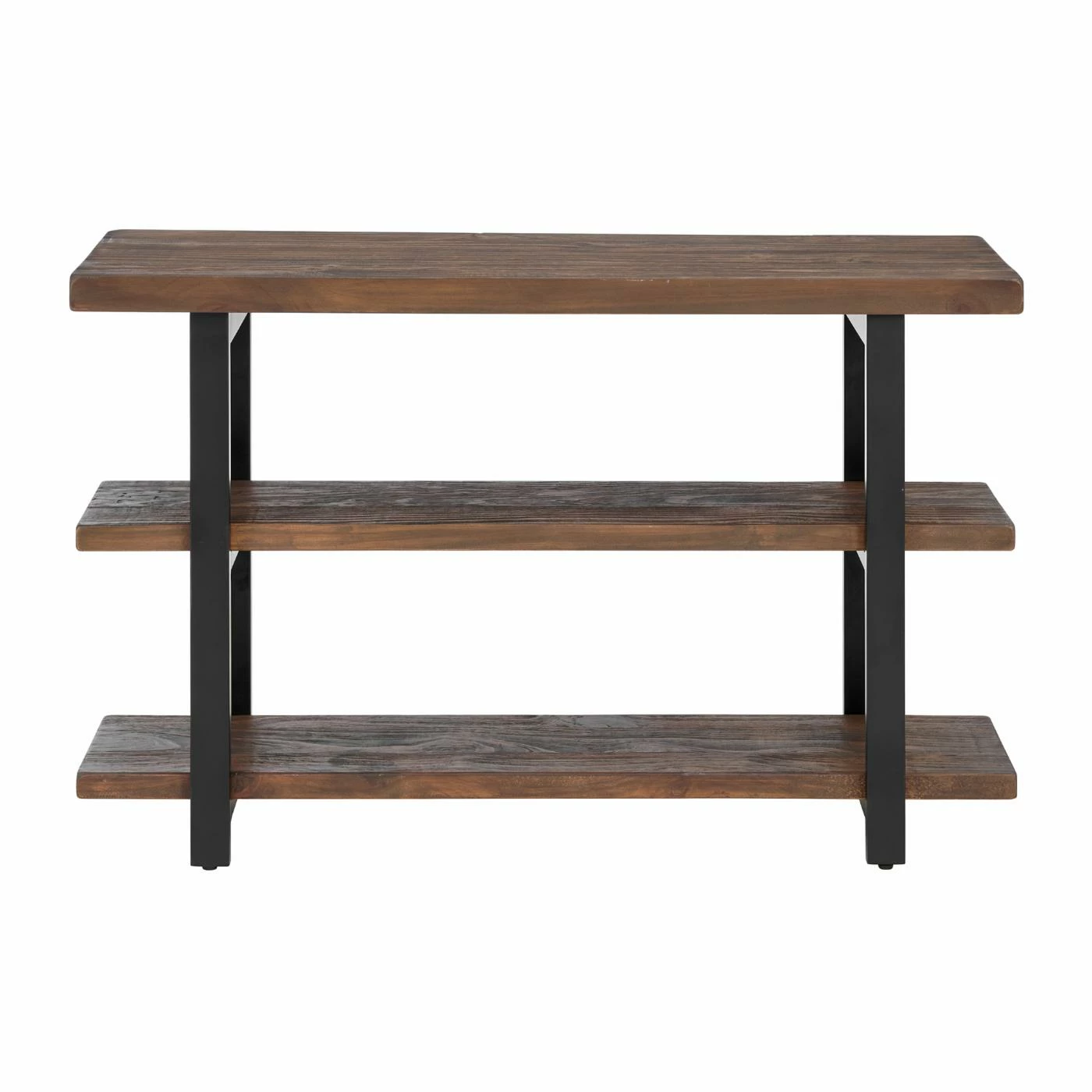 Discount ๐ Classic & Traditional Console Tables Alaterre Furniture Pomona Metal And Wood Media/Console Table - Rustic Natural ๐ - Image 3