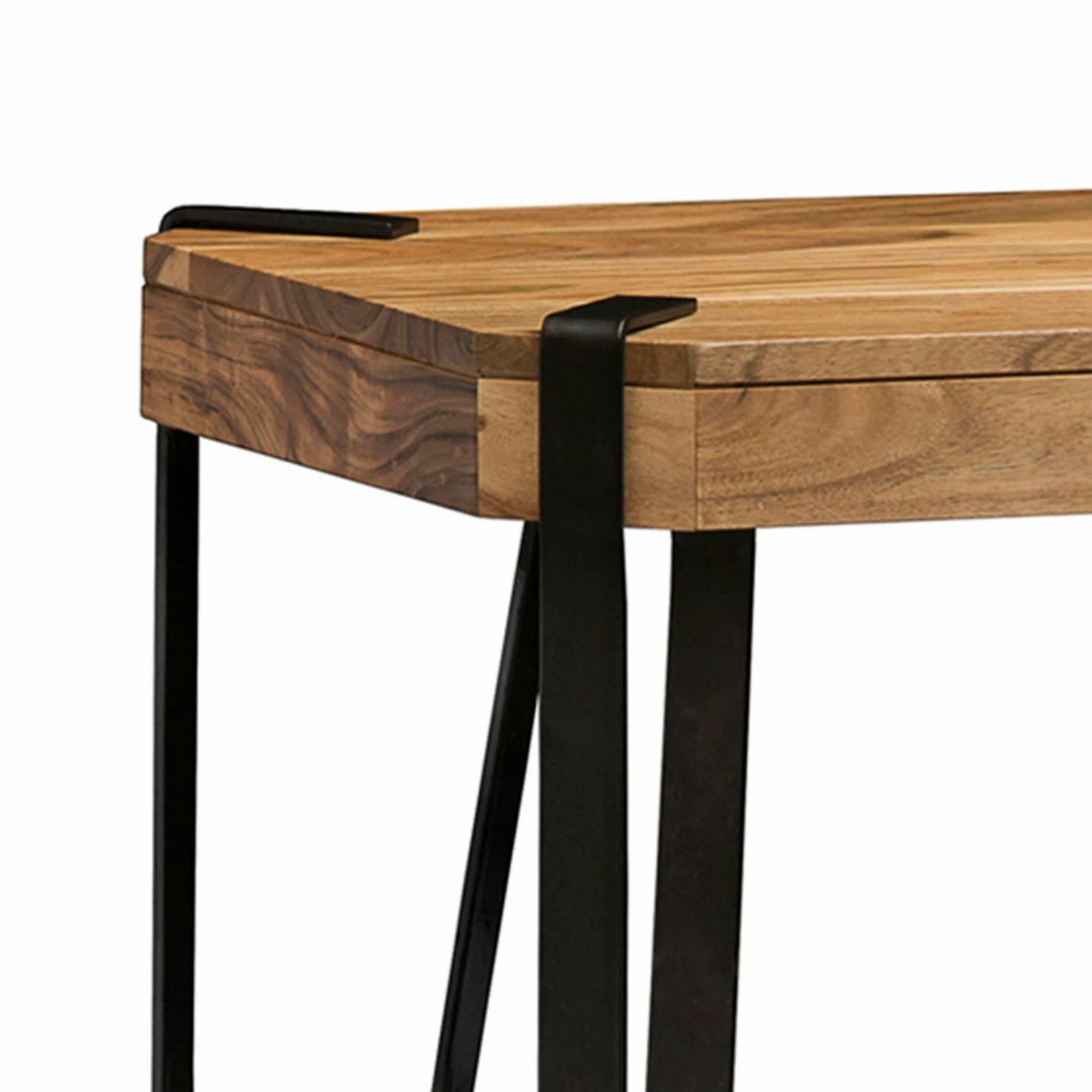 Cheap π₯° Classic & Traditional Console Tables Alaterre Furniture Ryegate Natural Live Edge Solid Wood With Metal Media Console Table β¨ - Image 3