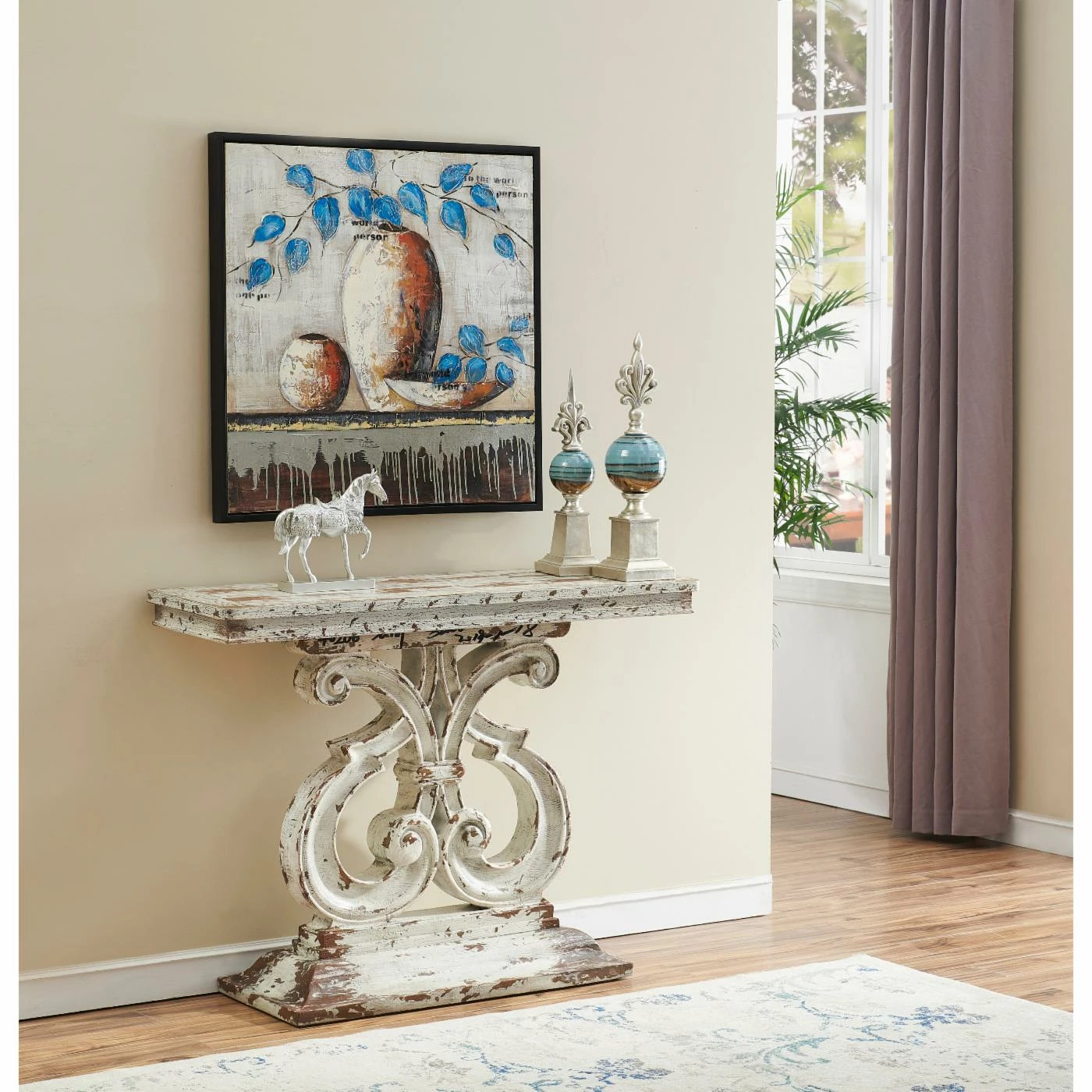 Top 10 π Rustic Console Tables Coast To Coast Stafford Aged Console Table π - Image 3