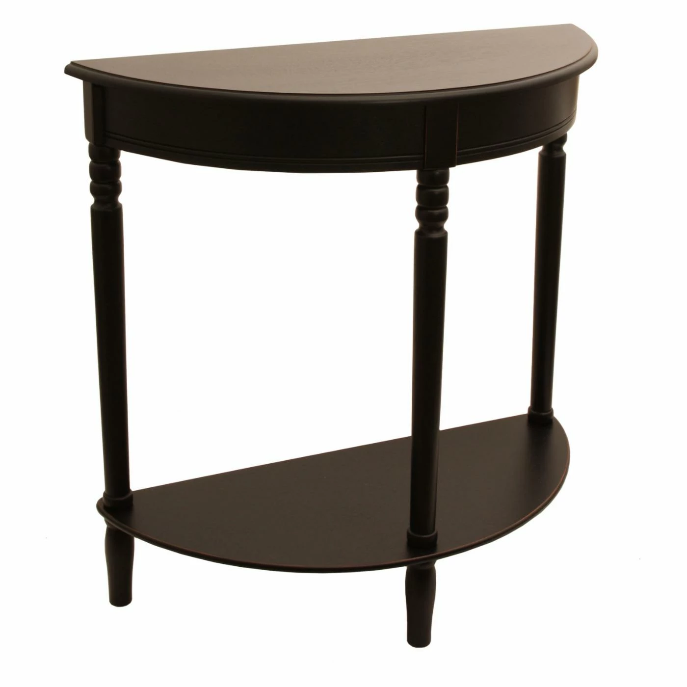 Outlet ⭐ Classic & Traditional Console Tables Decor Therapy Eased Edge Half Round Table 😀 - Image 3