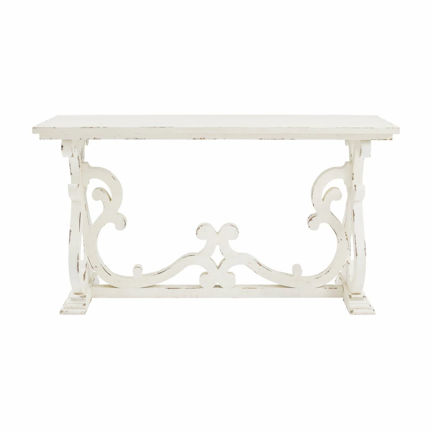 Best deal 🥰 Farmhouse & Cottage Style Console Tables Powell Renck Console - White ❤️ - Image 3