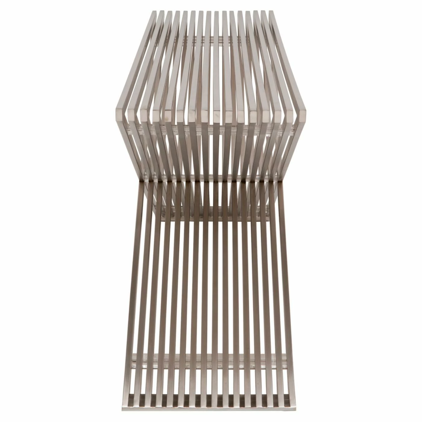 Discount 🔔 Contemporary & Modern Console Tables Nuevo Amici Prague Console Table - Silver 🤩 - Image 3