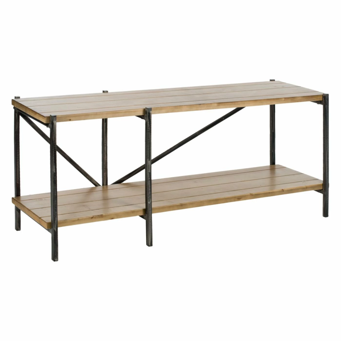 New 𧨠Contemporary & Modern Console Tables Safavieh Theodore Console Table - Natural π - Image 3