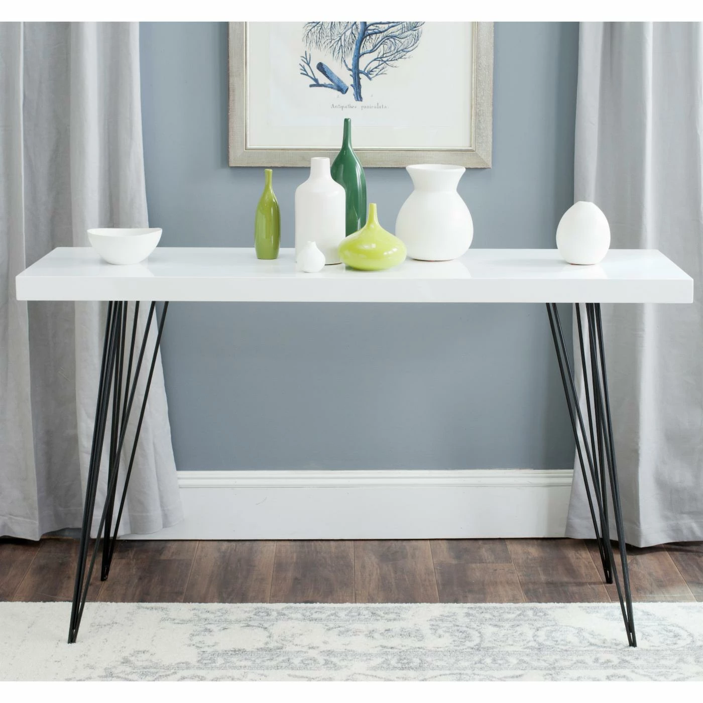 Outlet 🌟 Contemporary & Modern Console Tables Safavieh Wolcott Lacquer Console Table ✔️ - Image 3