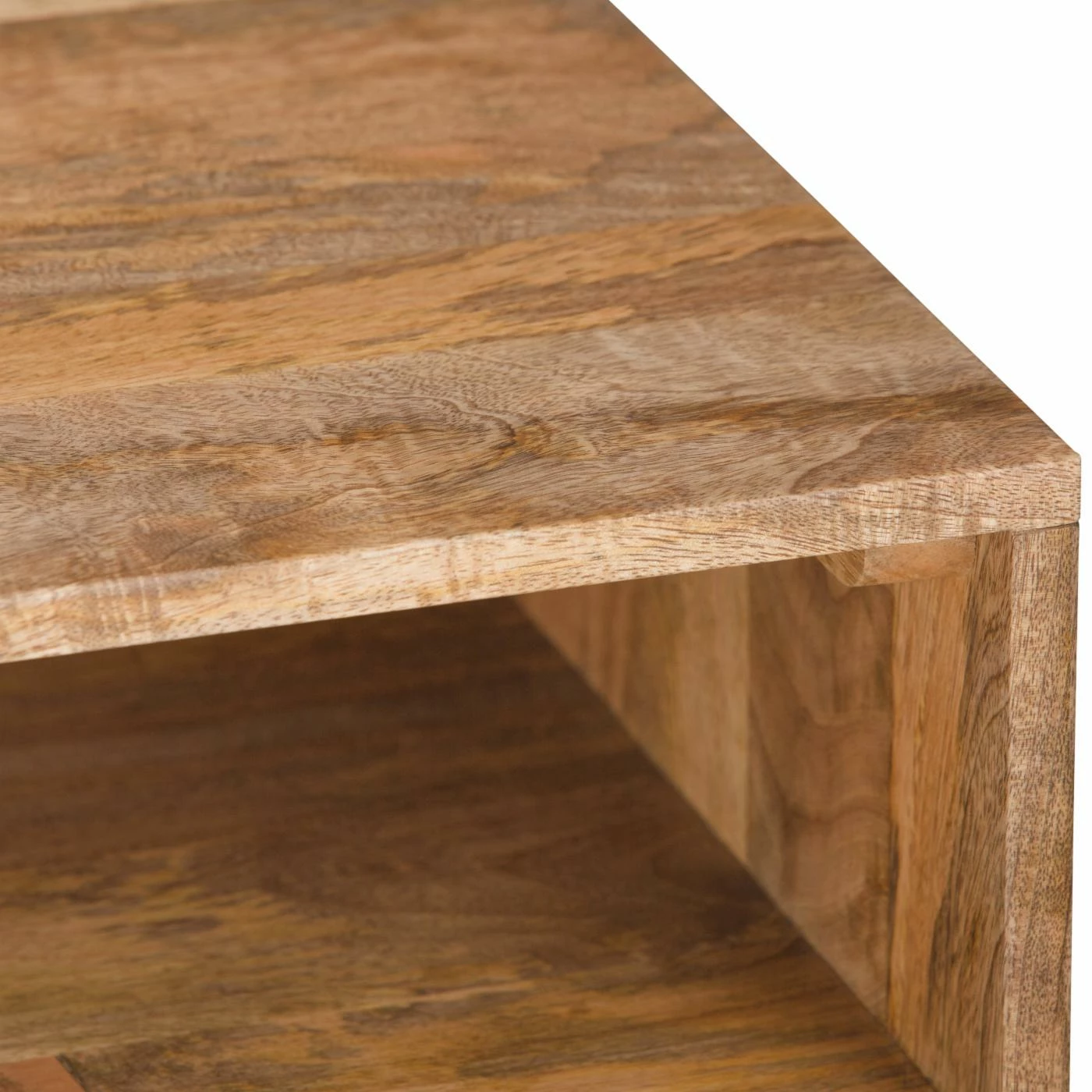 Brand new ๐ Mid-Century Modern Console Tables HN Home Paxton Mid-Century Modern Natural Mango Wood And Metal Console Table ๐ - Image 3