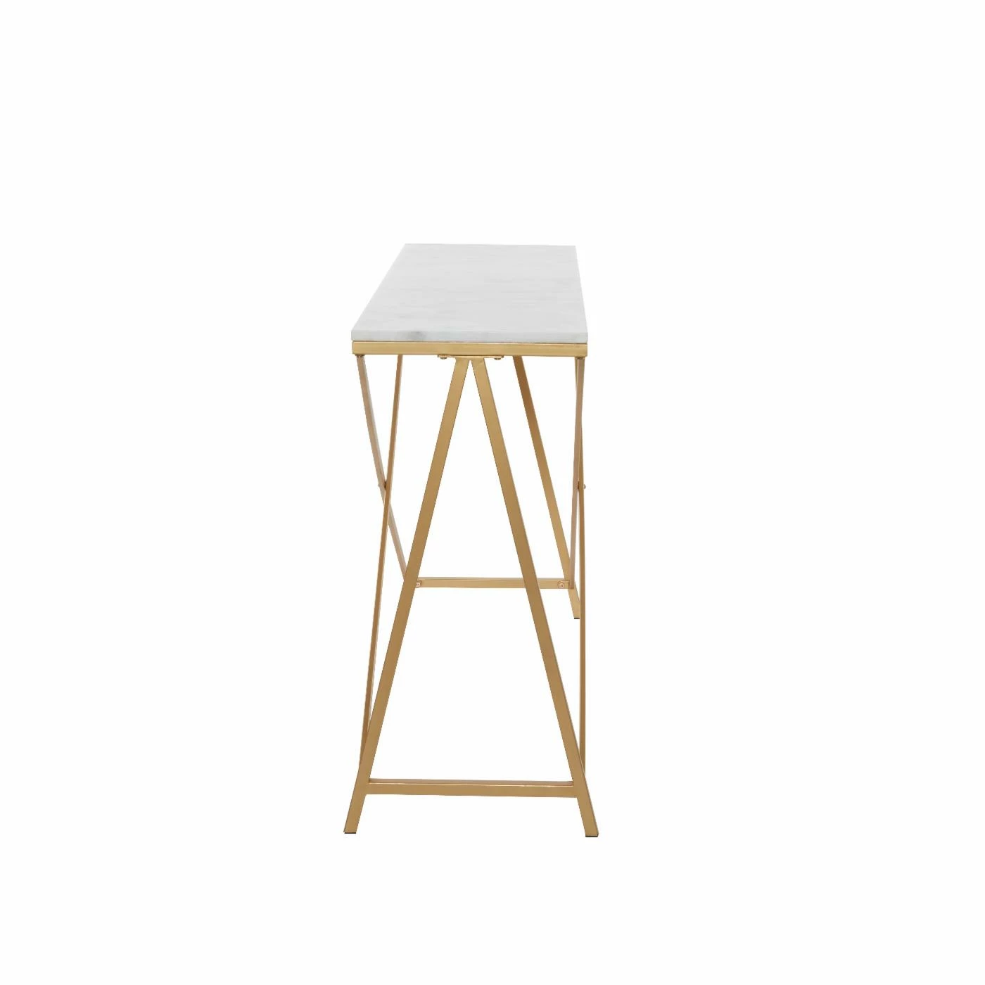 Buy ๐ Contemporary & Modern Console Tables DecMode Polished Marble Console Table ๐คฉ - Image 3