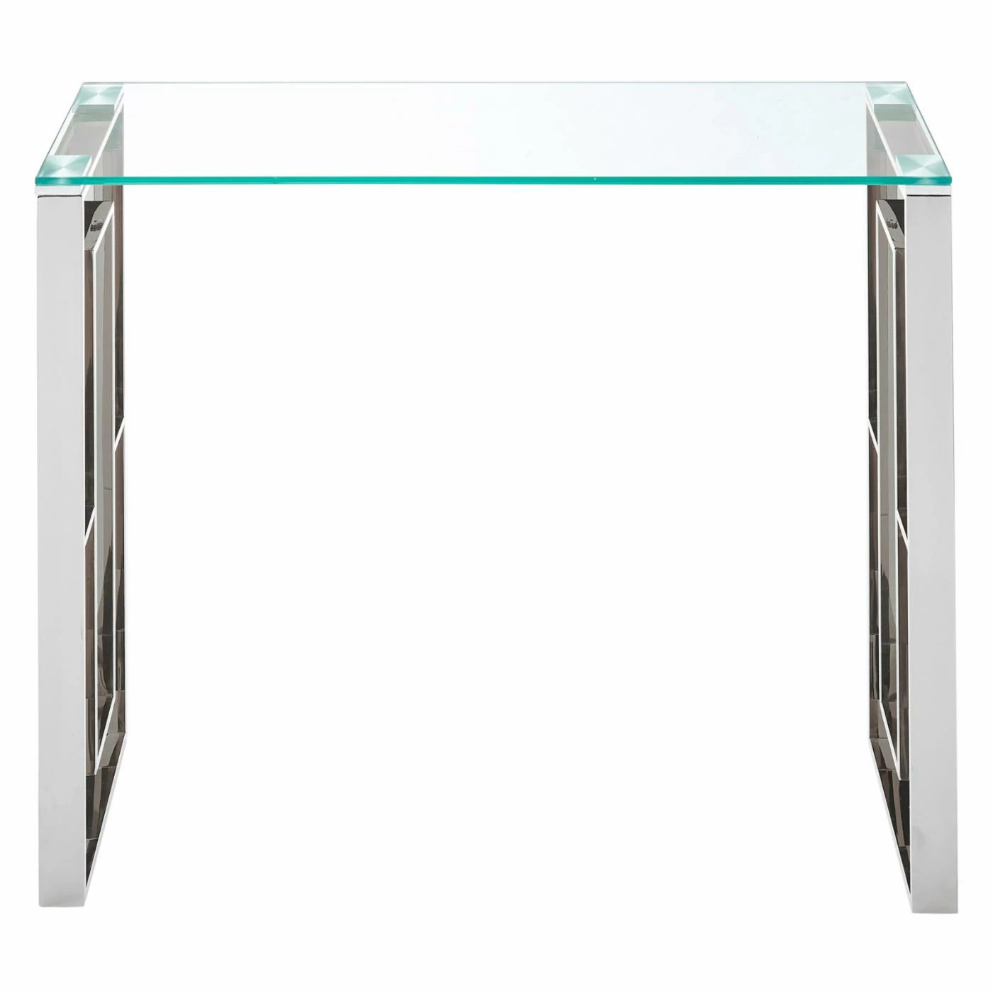 Wholesale ⭐ Contemporary & Modern Console Tables !nspire Stainless Steel Block Design Console Table 🌟 - Image 3