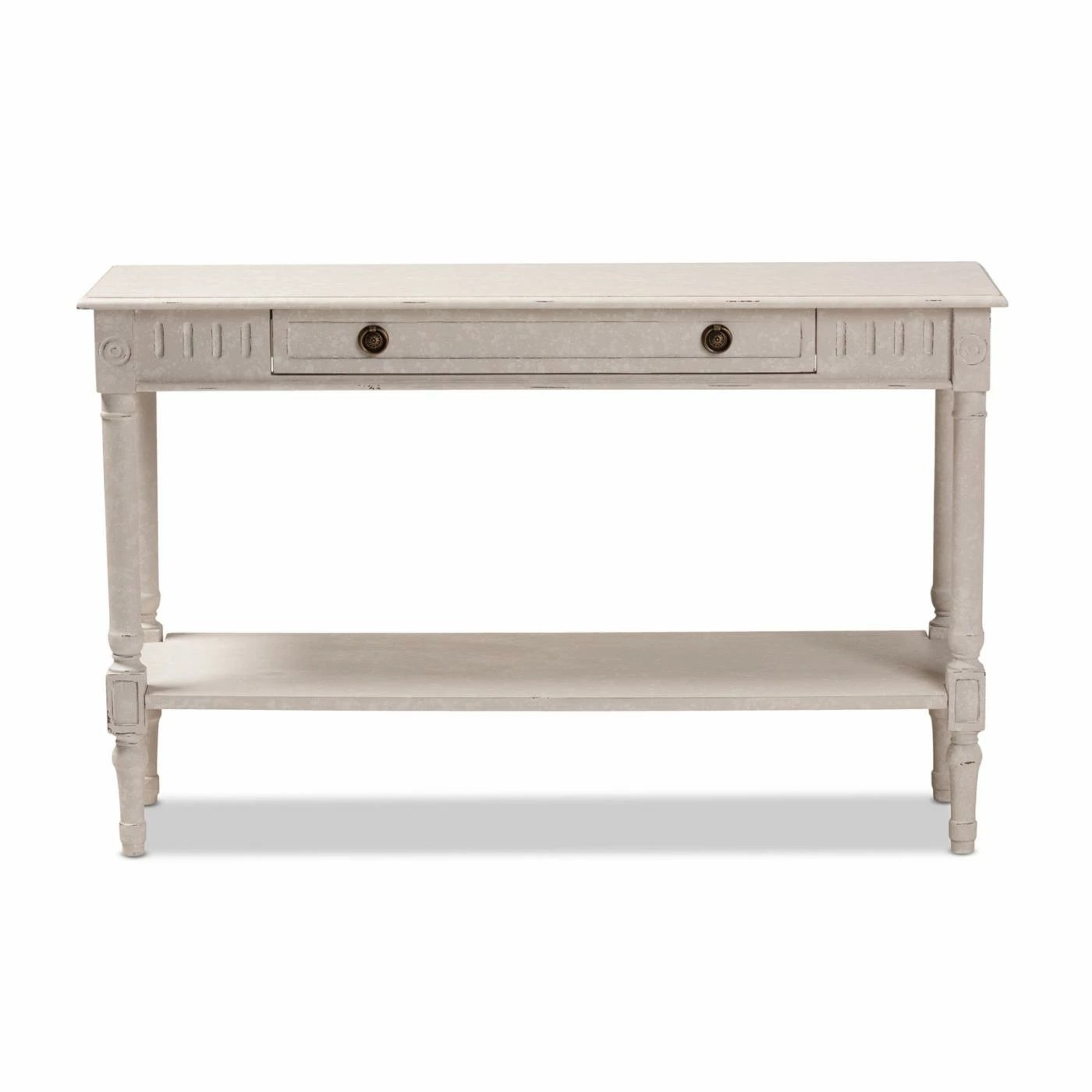 Best reviews of ⭐ Coastal & Nautical Console Tables Baxton Studio Ariella Country Cottage 1 Drawer Console Table 🤩 - Image 3