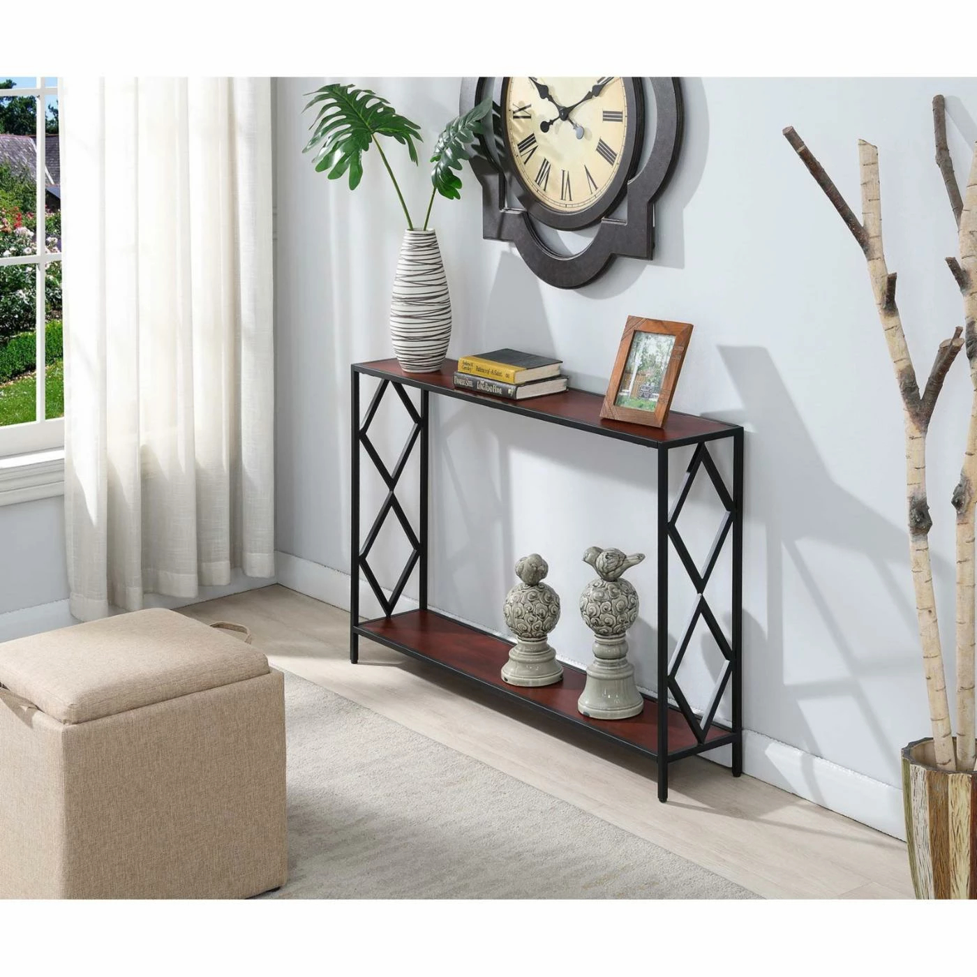 Deals ⌛ Contemporary & Modern Console Tables Convenience Concepts Diamond Console Table 🥰 - Image 2