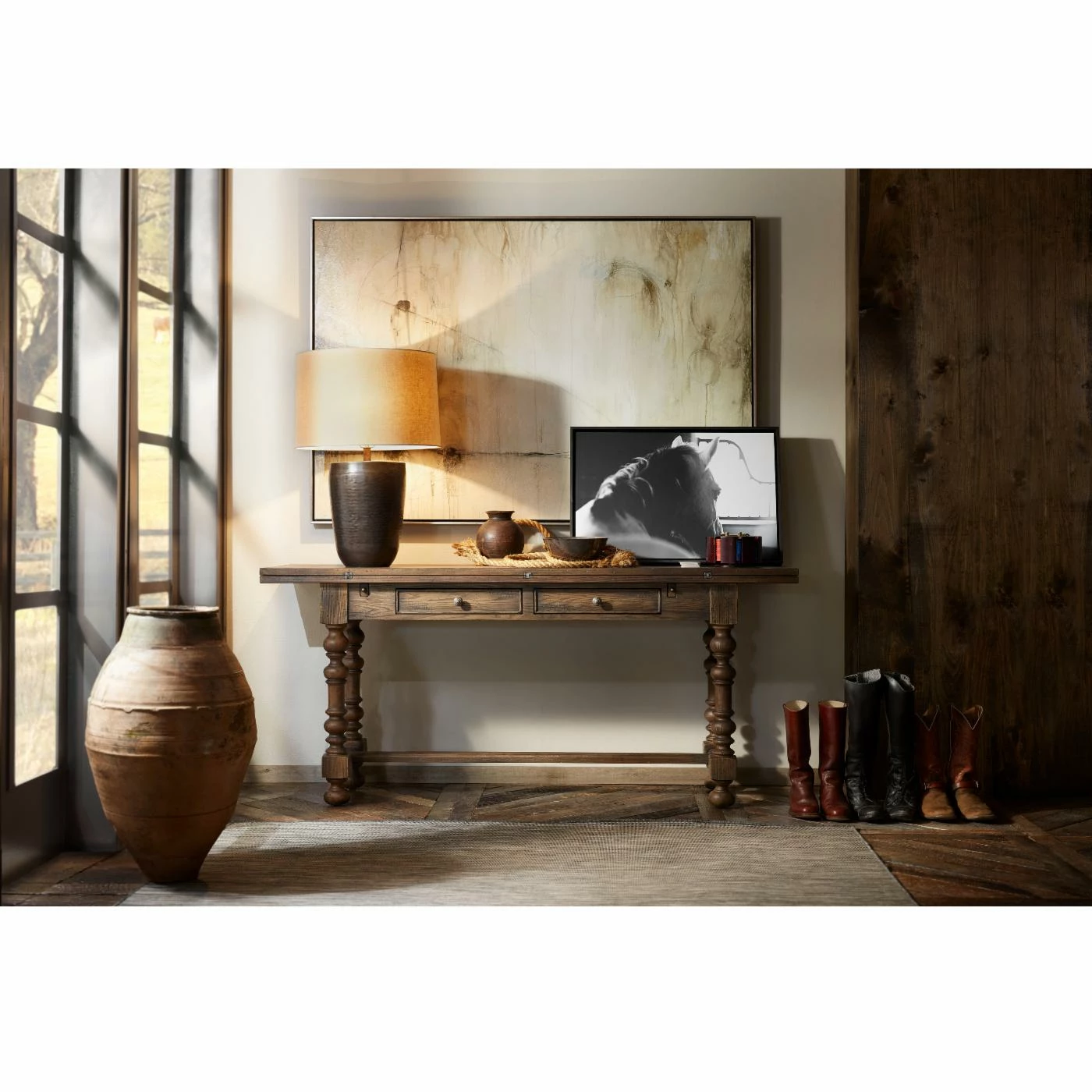 Best deal π₯ Classic & Traditional Console Tables Hooker Furniture Hill Country Bluewind Flip-Top Console Table π - Image 2