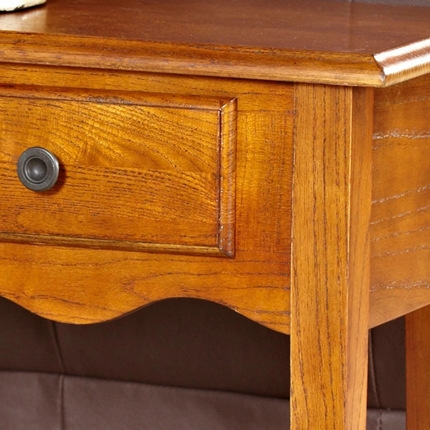 Best Sale 🛒 Classic & Traditional Console Tables Leick Home Petite Oak Console Table 🎉 - Image 2