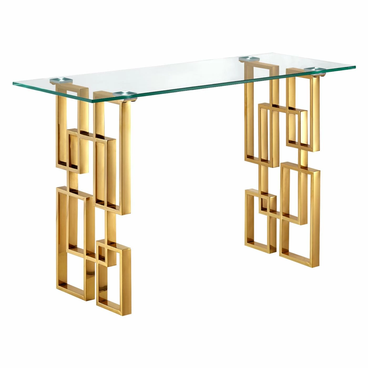 New ๐ Glam Console Tables Meridian Furniture Inc Pierre Gold Console Table ๐ - Image 2