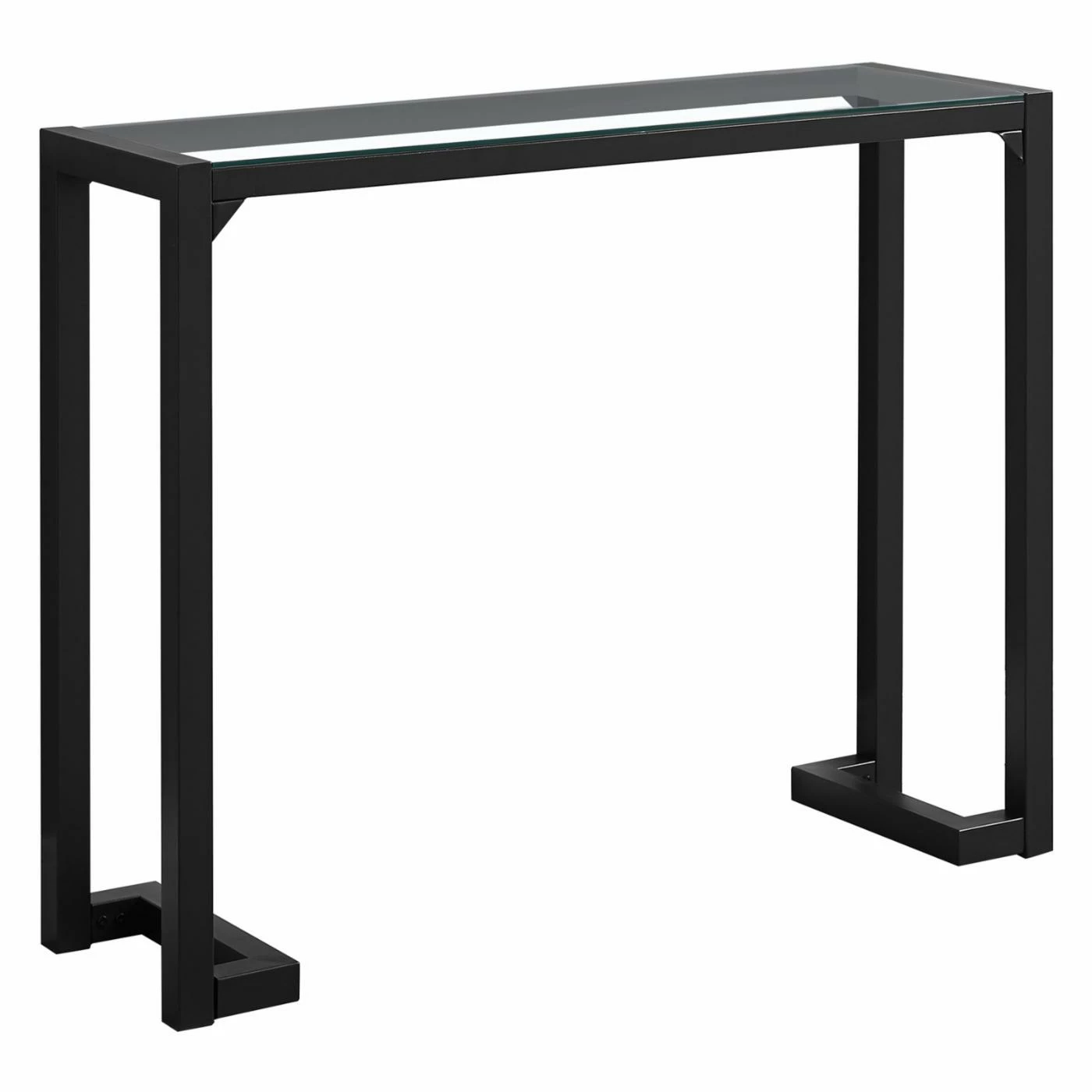 Top 10 🛒 Contemporary & Modern Console Tables Monarch Specialties Tempered Glass Top Rectangular Console Table 🛒 - Image 2