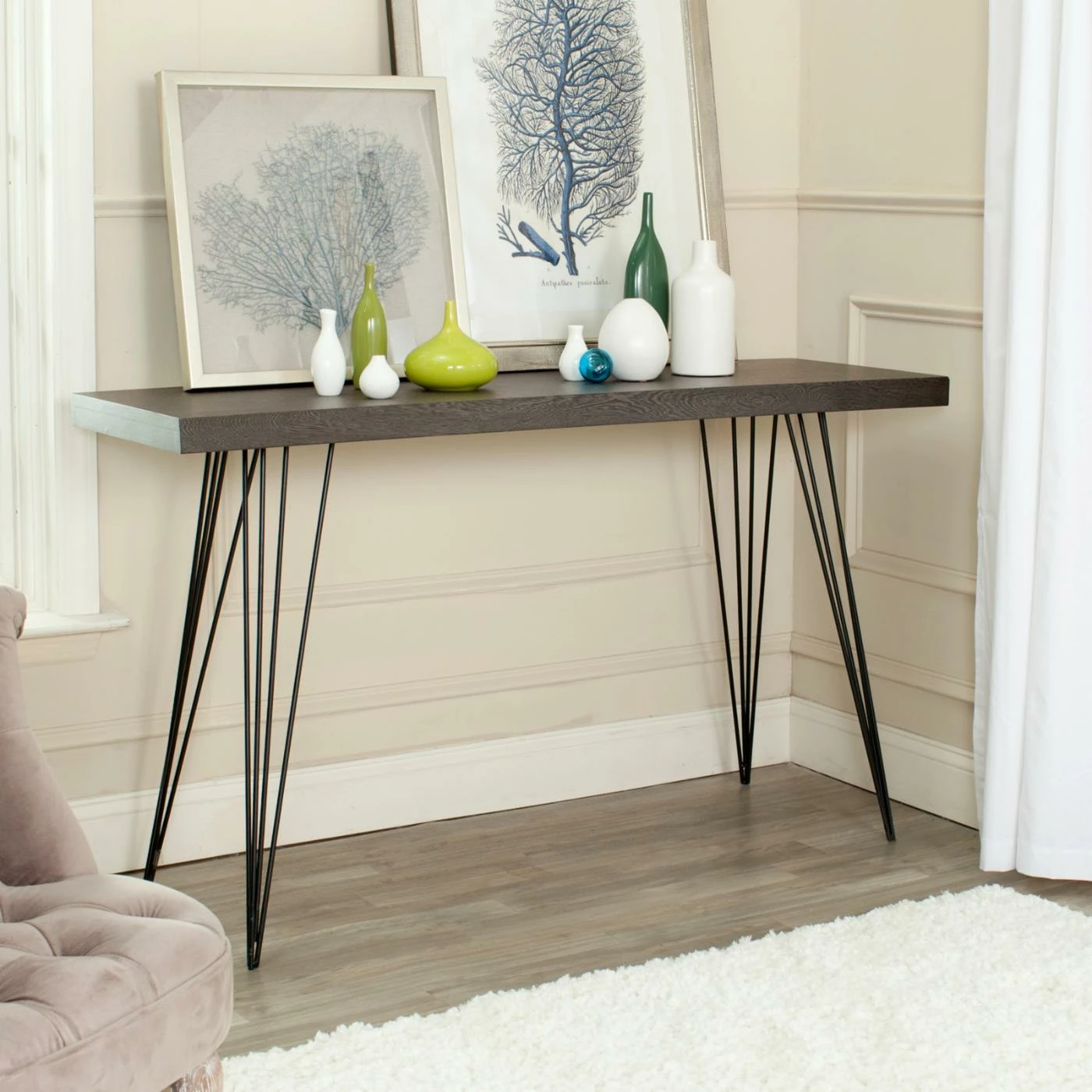 Outlet 🌟 Contemporary & Modern Console Tables Safavieh Wolcott Lacquer Console Table ✔️ - Image 2