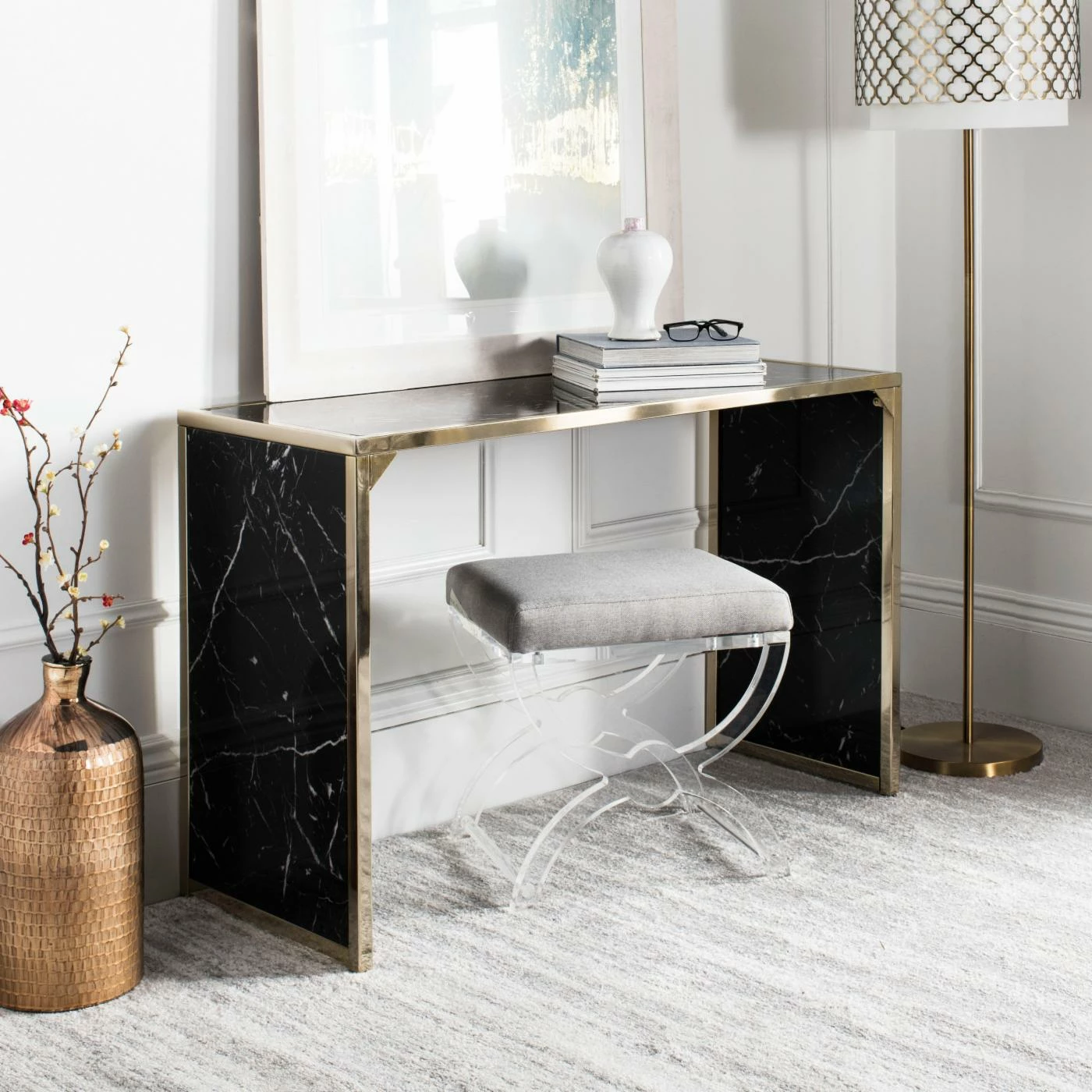 Best Pirce ๐ Glam Console Tables Safavieh Kylie Console Table ๐ฏ - Image 2