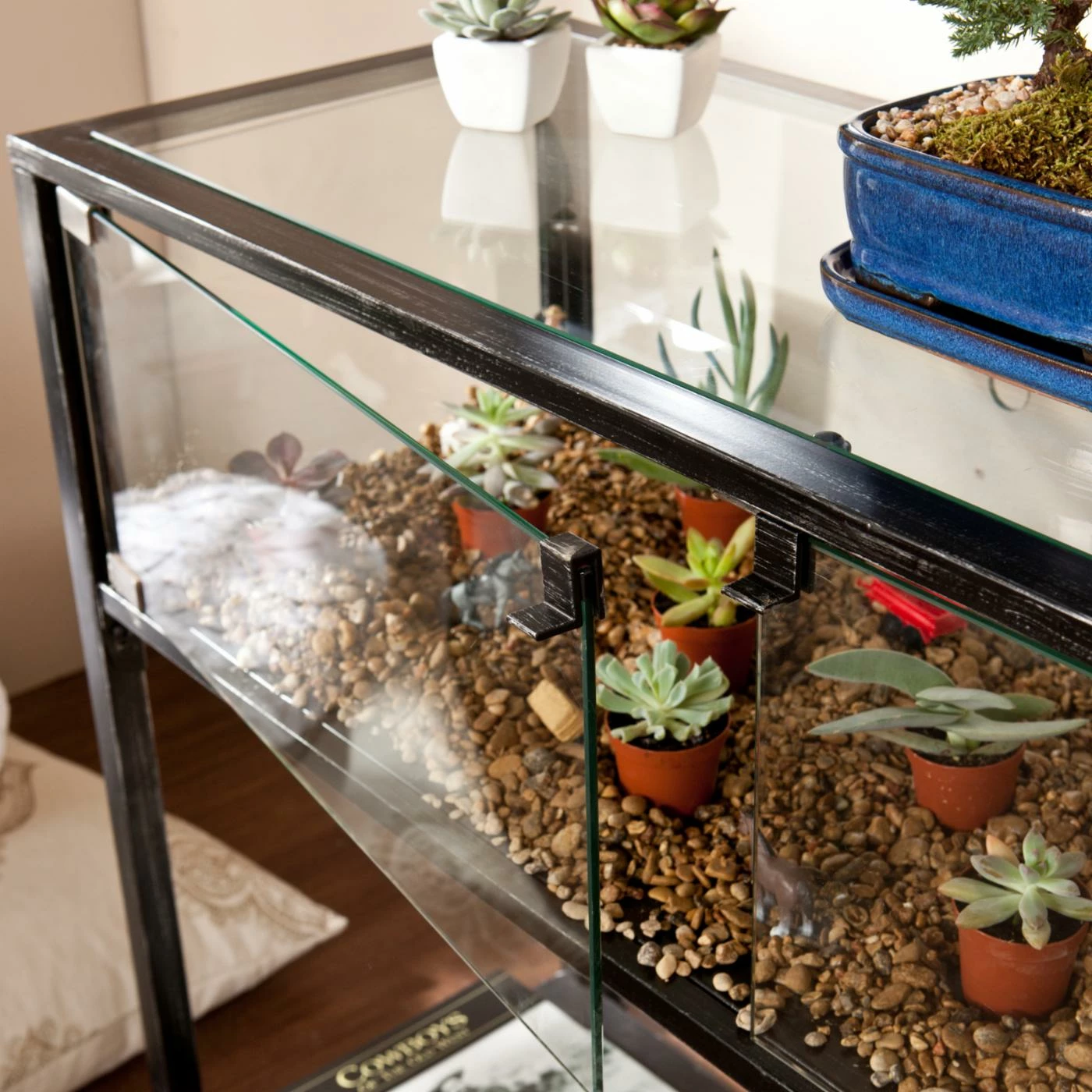 Cheapest ✔️ Transitional Console Tables Southern Enterprises Terrarium Console Table 🎉 - Image 2