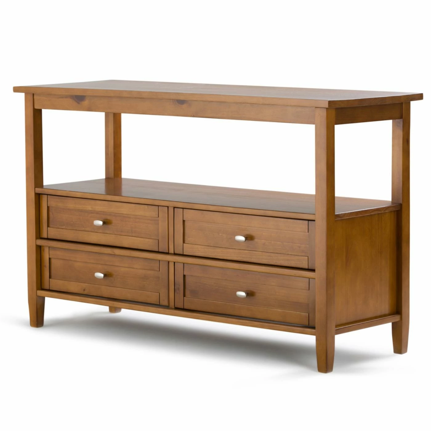 Wholesale ๐ Brooklyn & Max Transitional Console Tables Brooklyn + Max Lexington Pine Wood Console Table ๐งจ - Image 2