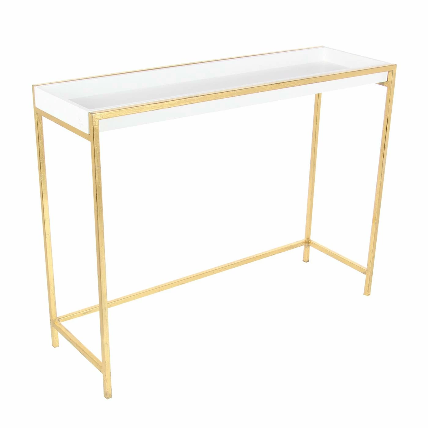 Promo ✔️ Glam Console Tables DecMode Contemporary Rectangular Nesting Console Tables - Set Of 2 ✨ - Image 2