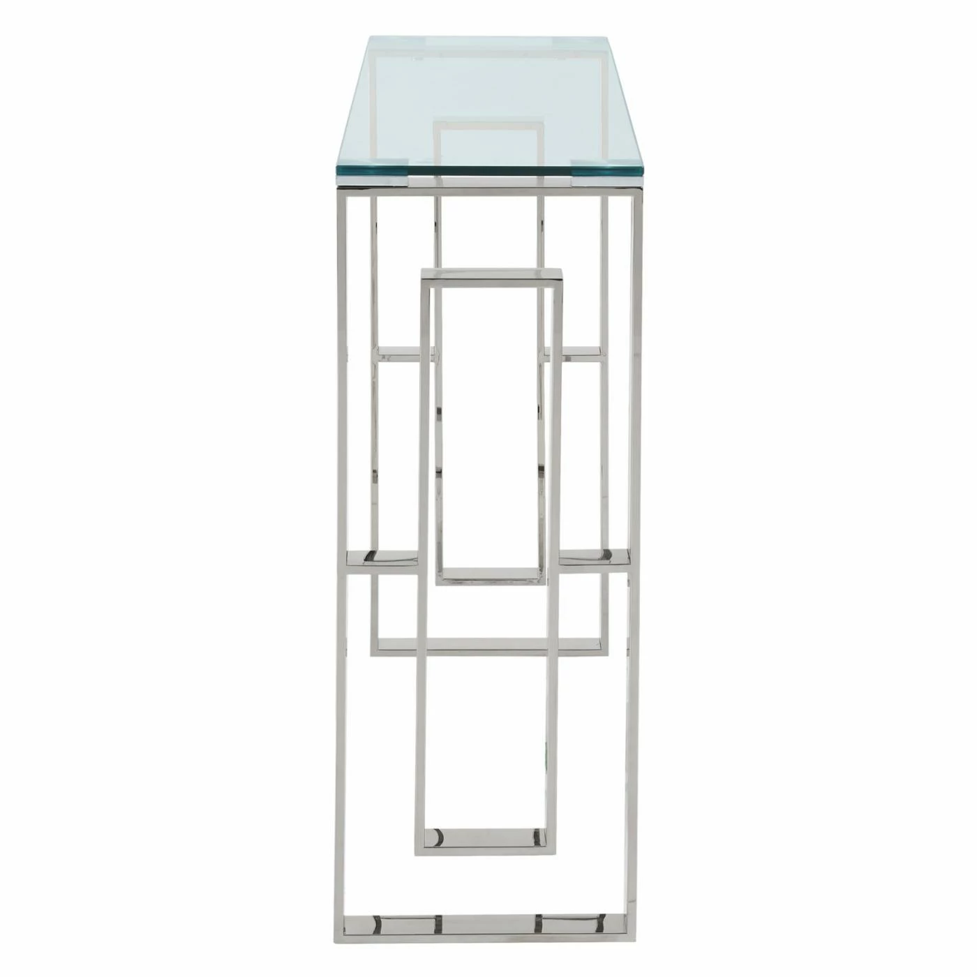 Wholesale ⭐ Contemporary & Modern Console Tables !nspire Stainless Steel Block Design Console Table 🌟 - Image 2